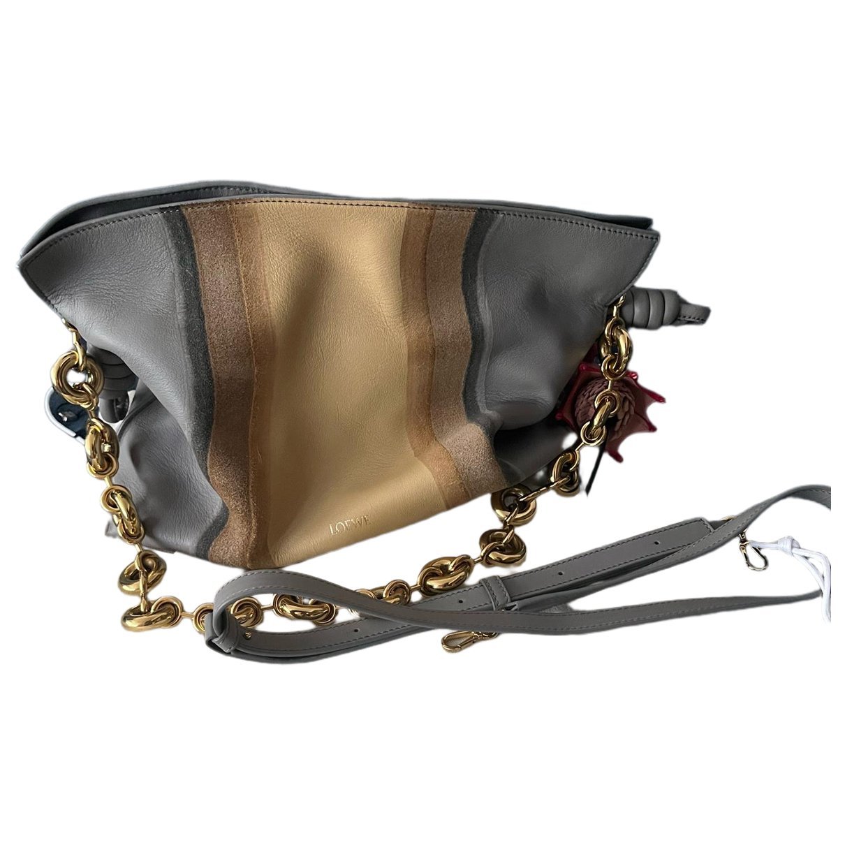 Flamenco leather handbag