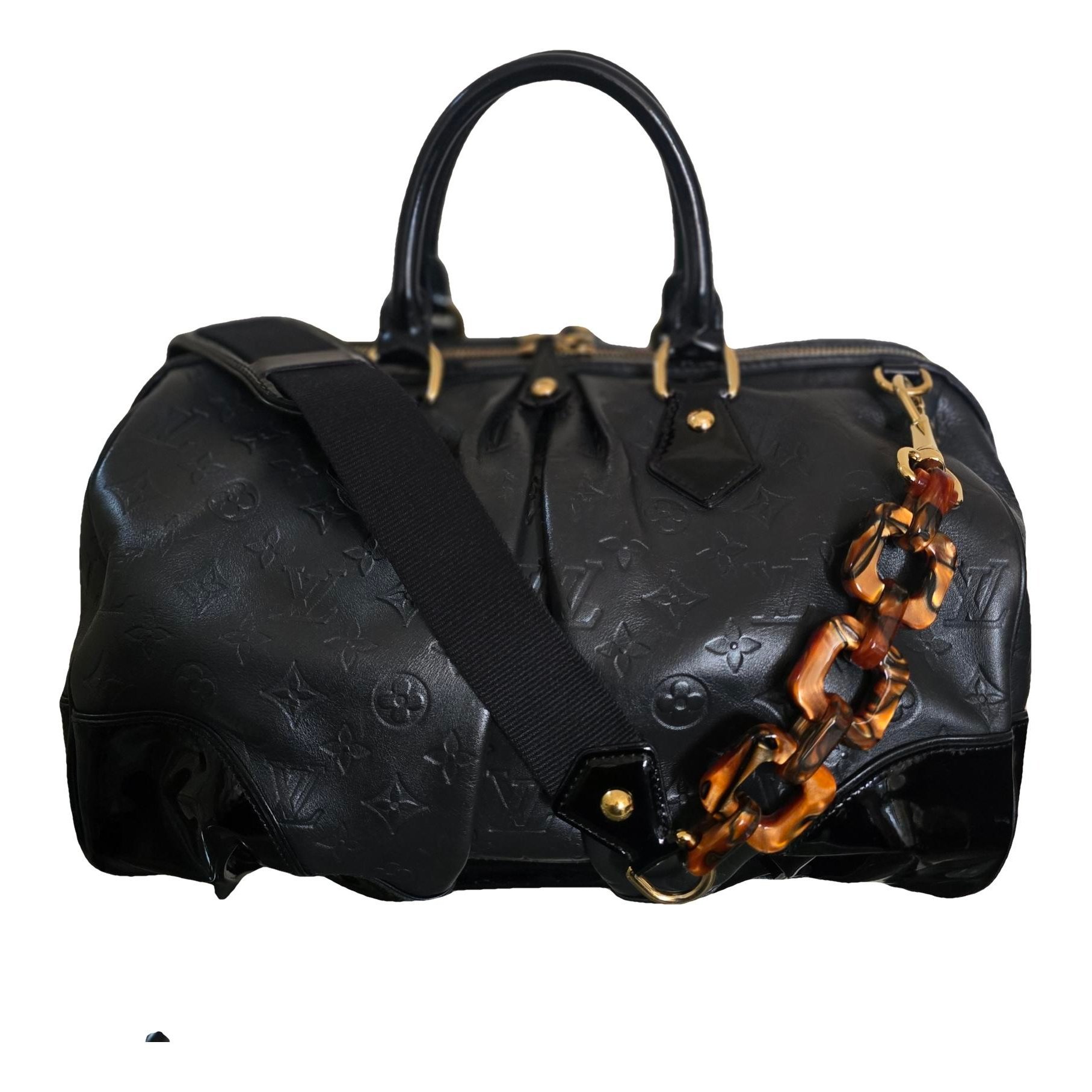 Stephen Sprouse Boston leather handbag