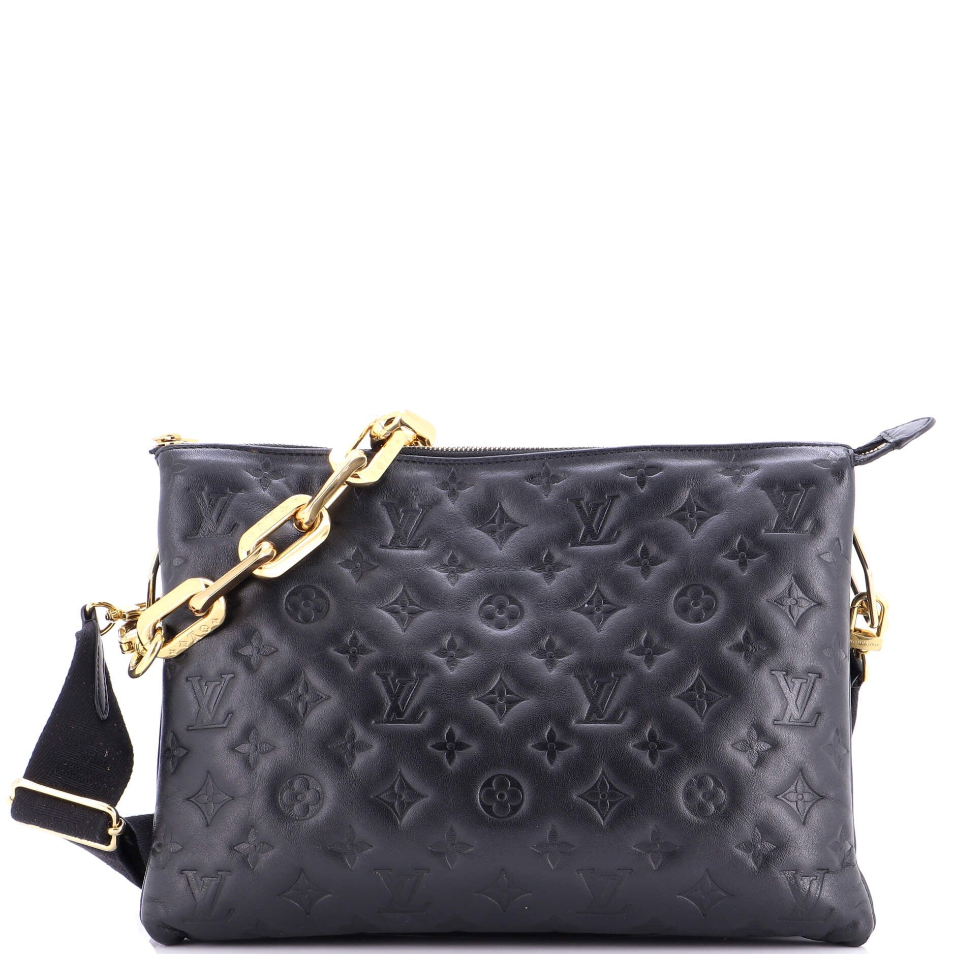 Louis Vuitton Coussin Bag Monogram Embossed Lambskin MM