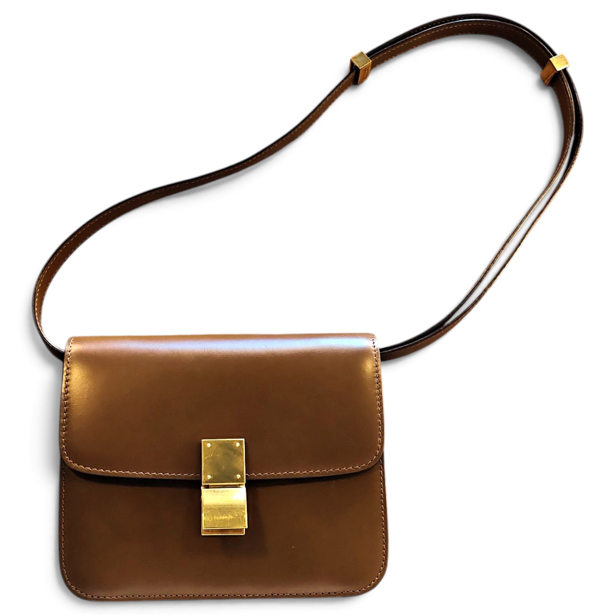 Classic leather crossbody bag