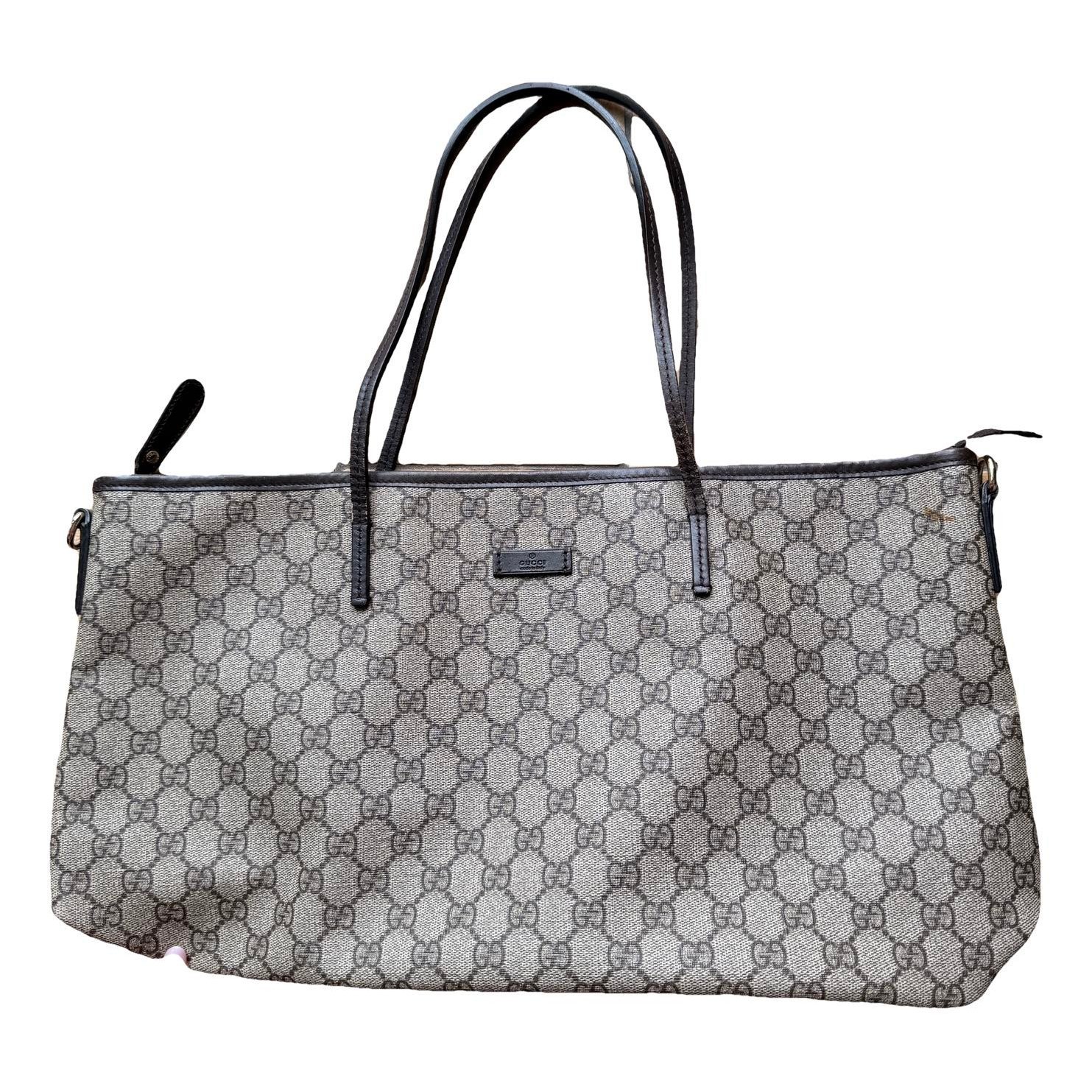 Leather tote