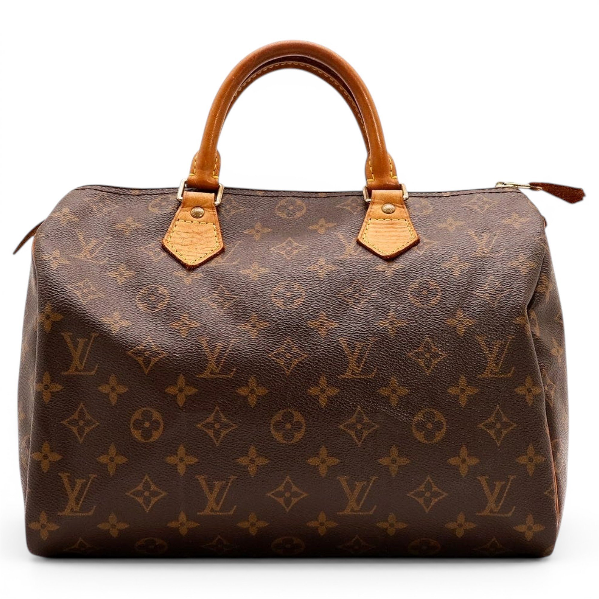 Speedy leather handbag