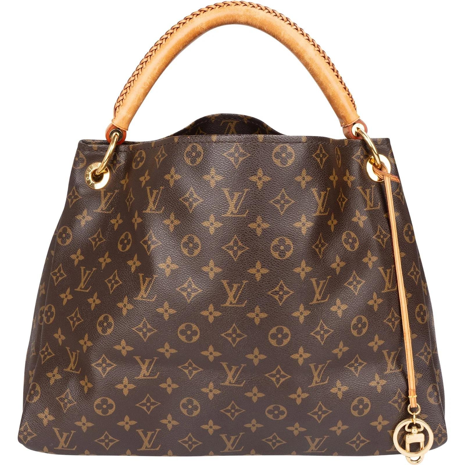 Artsy leather handbag
