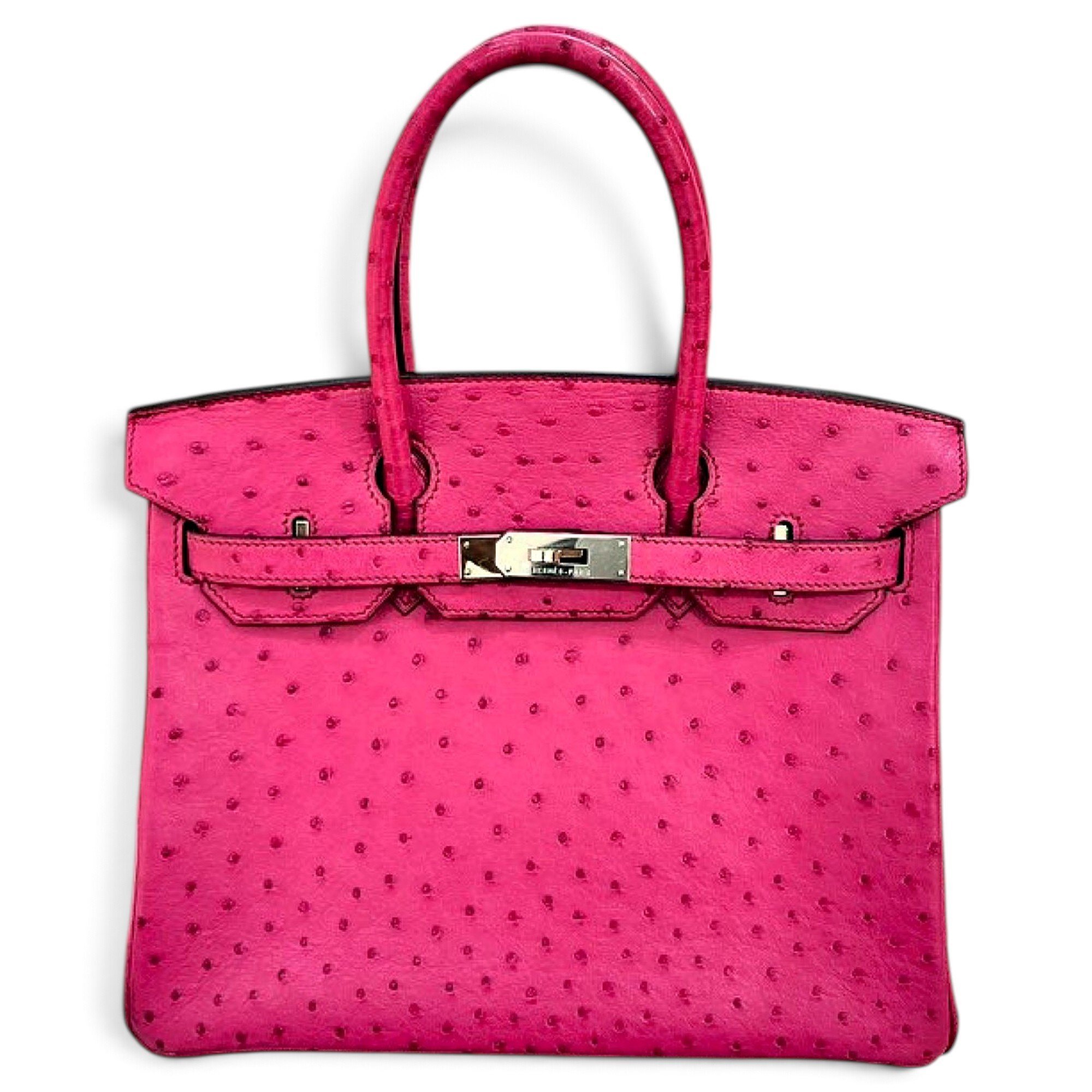 Birkin 30 ostrich handbag