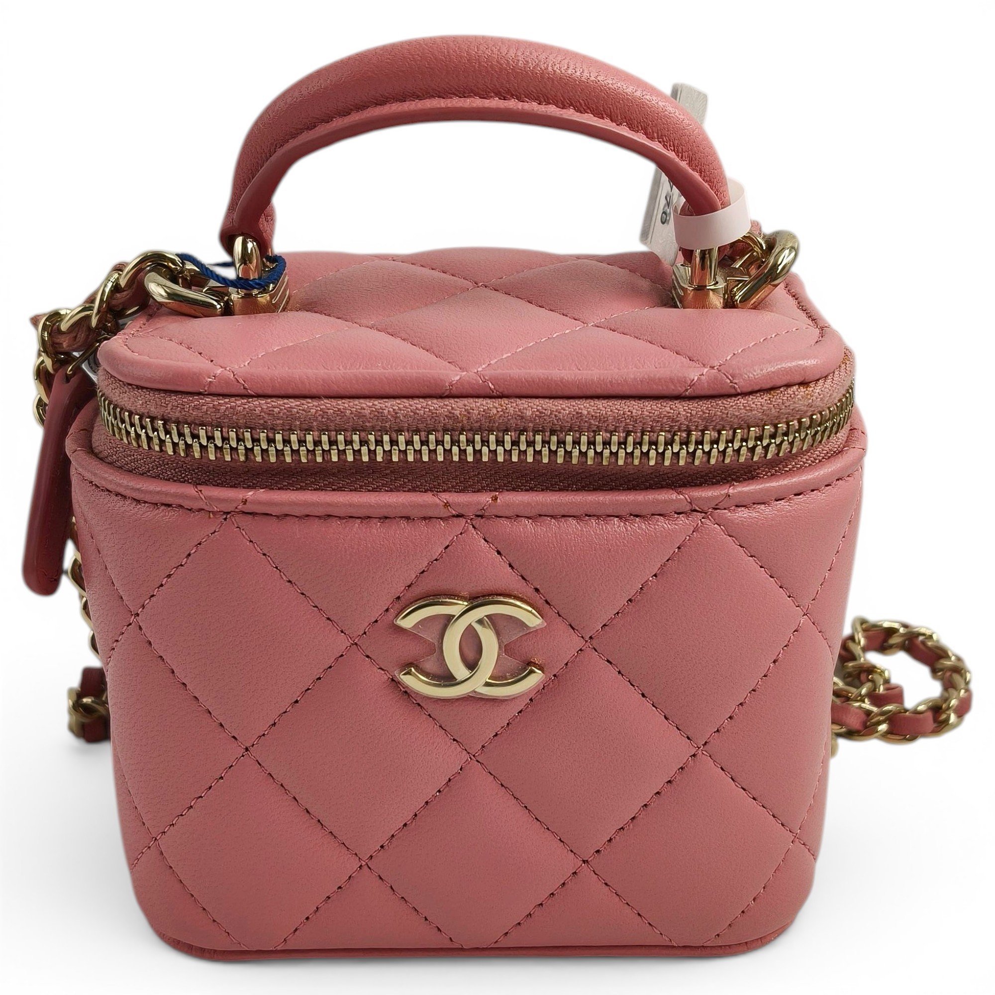 Vanity leather mini bag