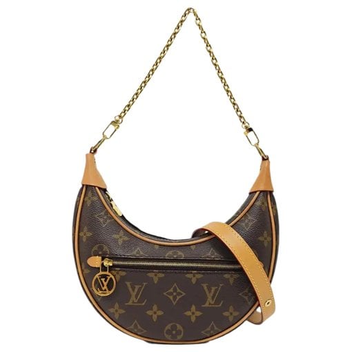 Loop leather crossbody bag