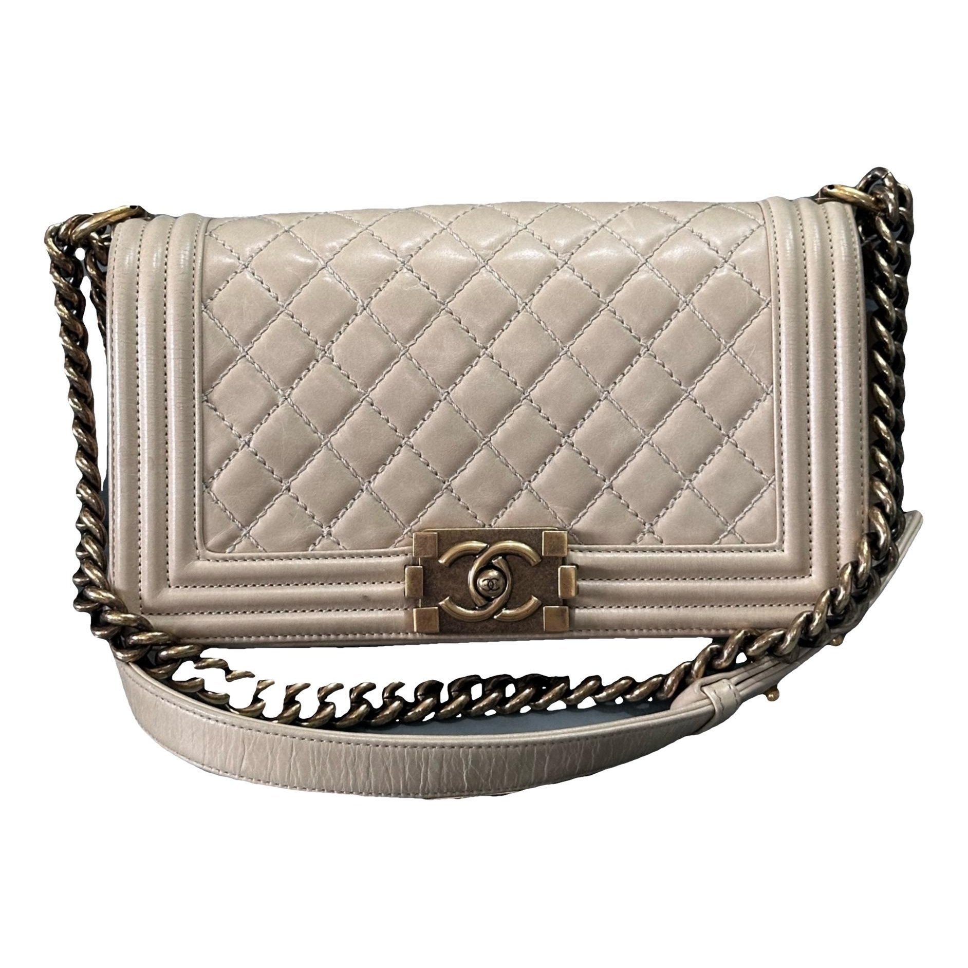 Boy leather crossbody bag