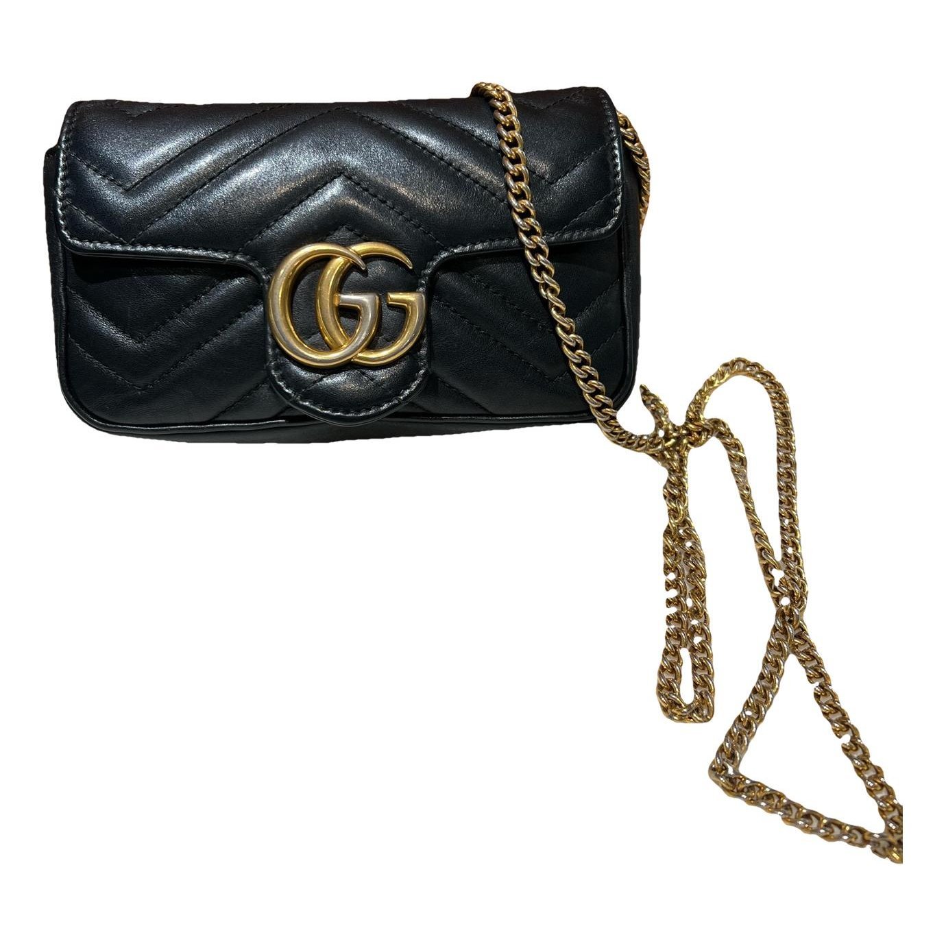 GG Marmont Chain Flap leather crossbody bag
