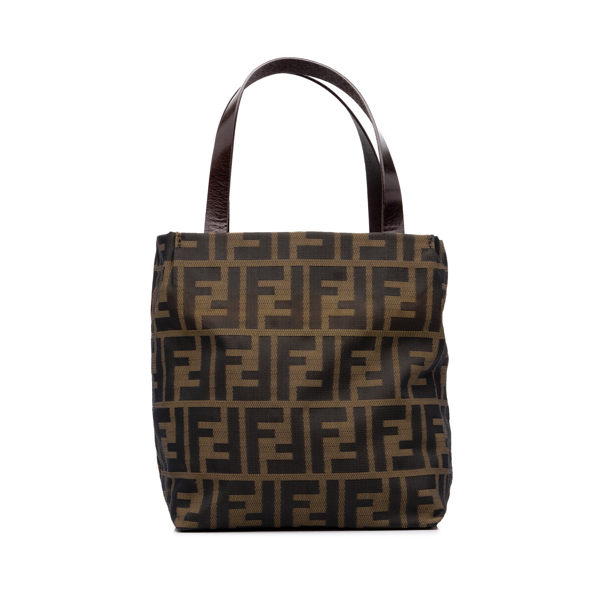 Pocket leather handbag