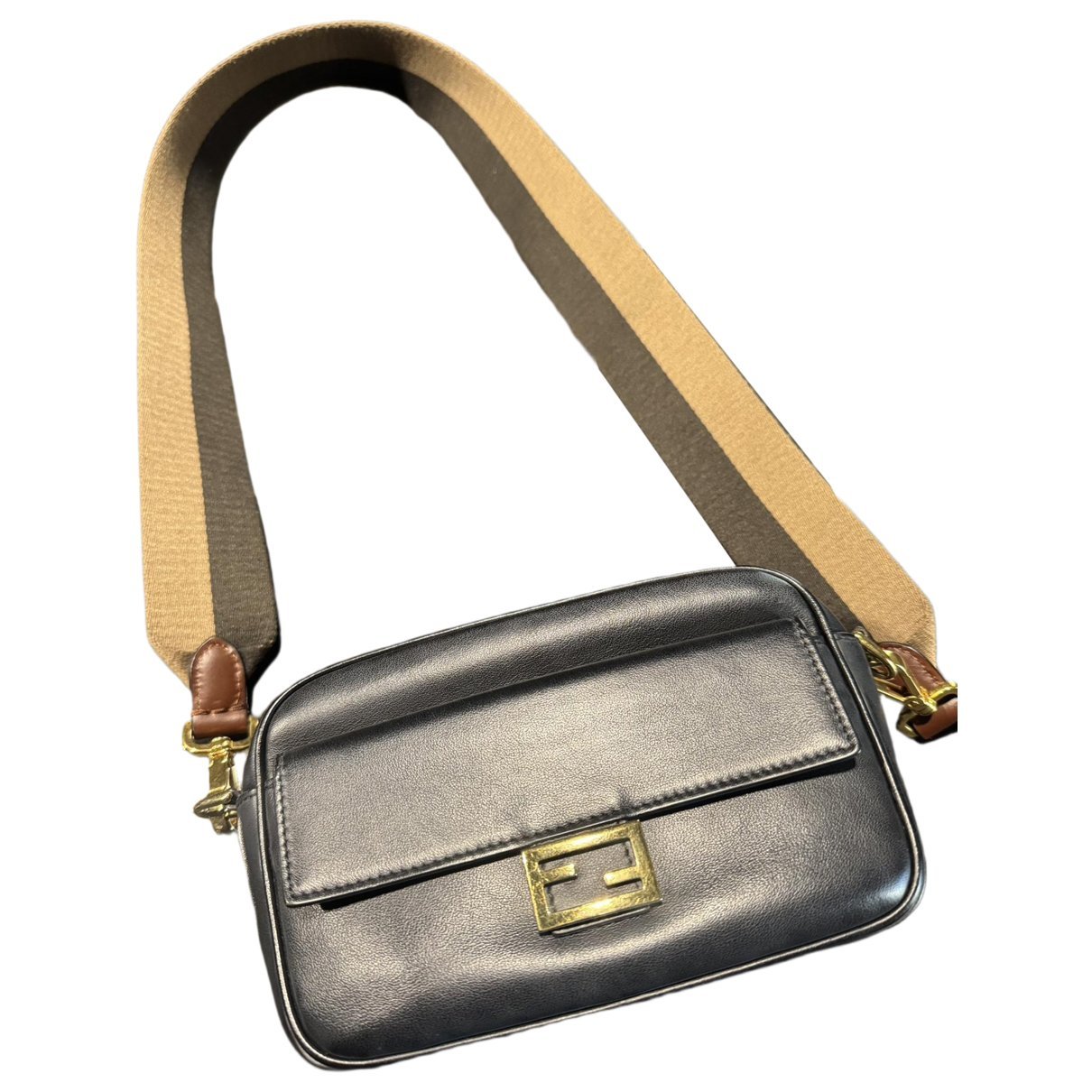 Leather clutch bag