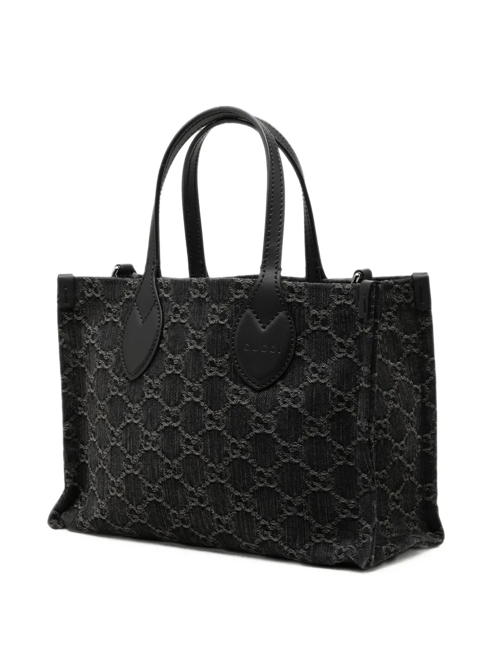 2016-2026 Medium GG Denim Ophidia Tote satchel