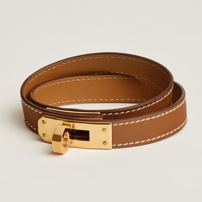 Gold Kelly Double Tour Bracelet