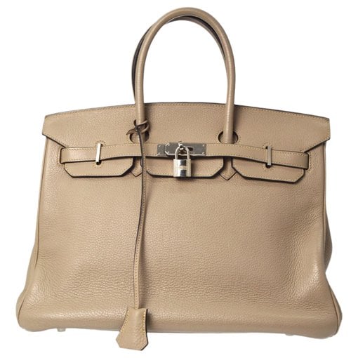 Birkin 35 pony-style calfskin handbag