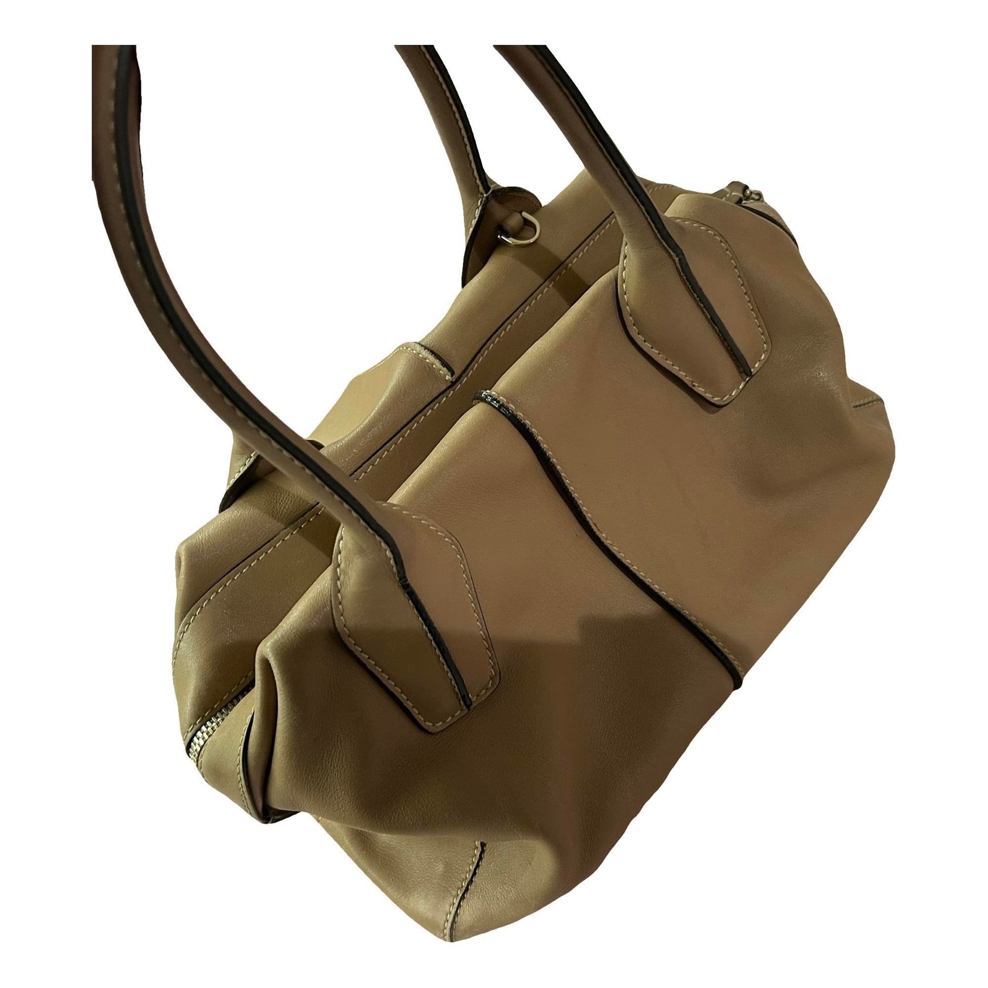 Leather backpack