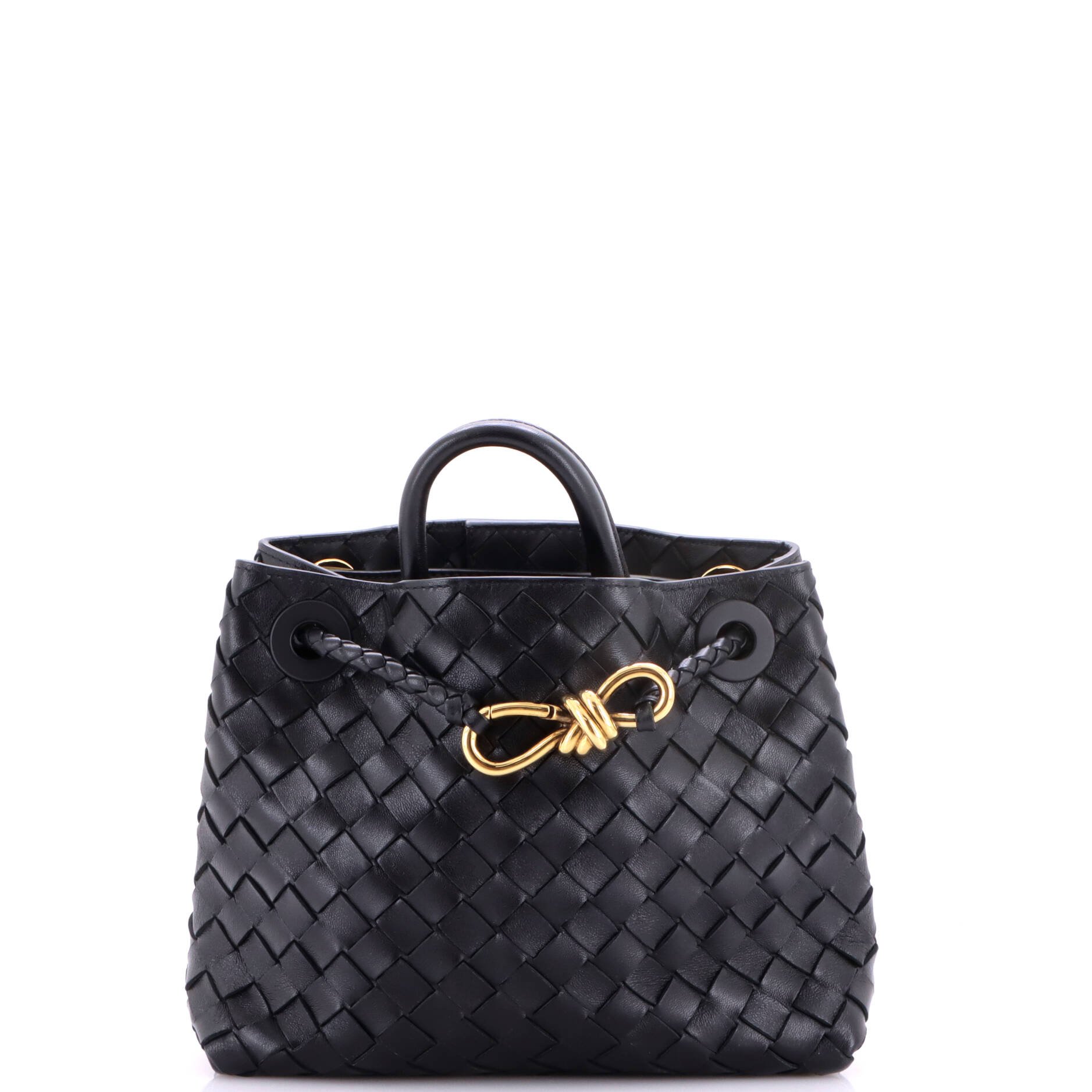 Andiamo Top Handle Bag Intrecciato Nappa Small