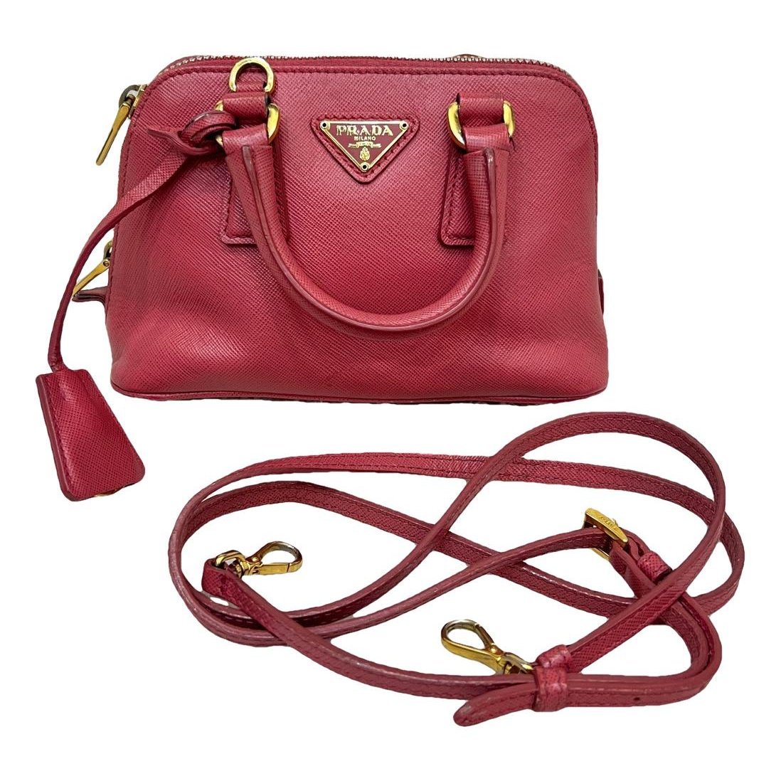 Promenade leather handbag
