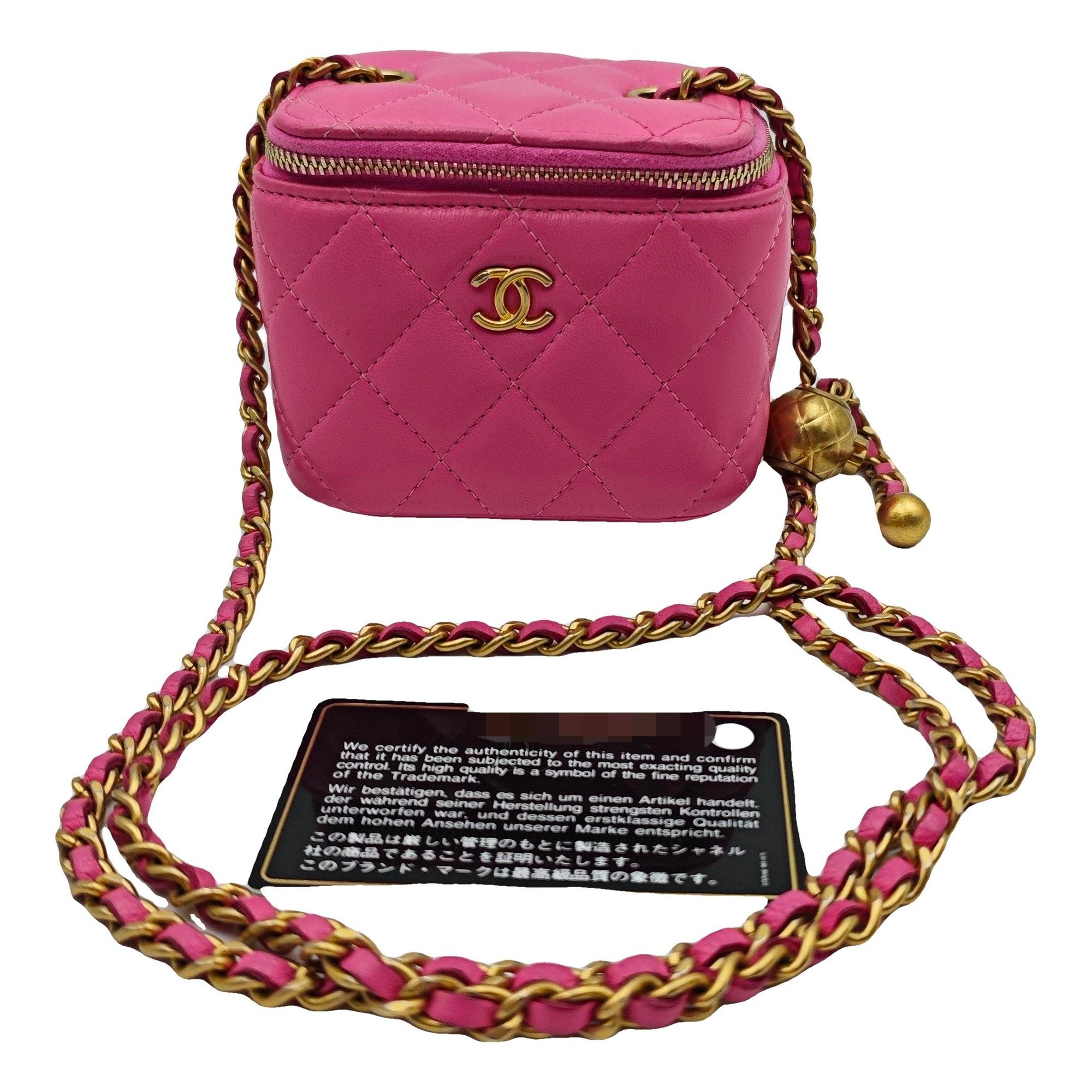 Trendy CC Vanity leather bag