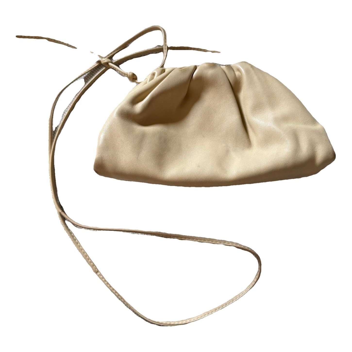 Pouch leather crossbody bag