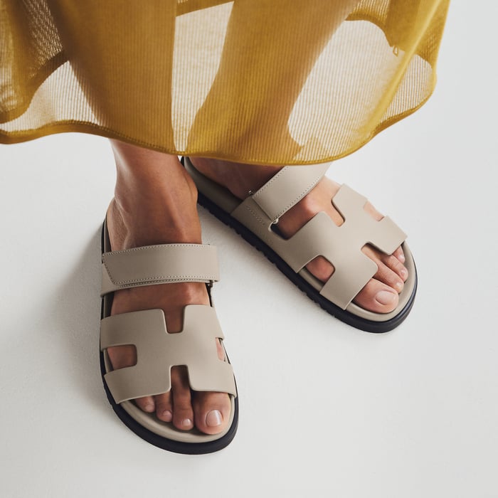 Beige Galet Chypre Sandal