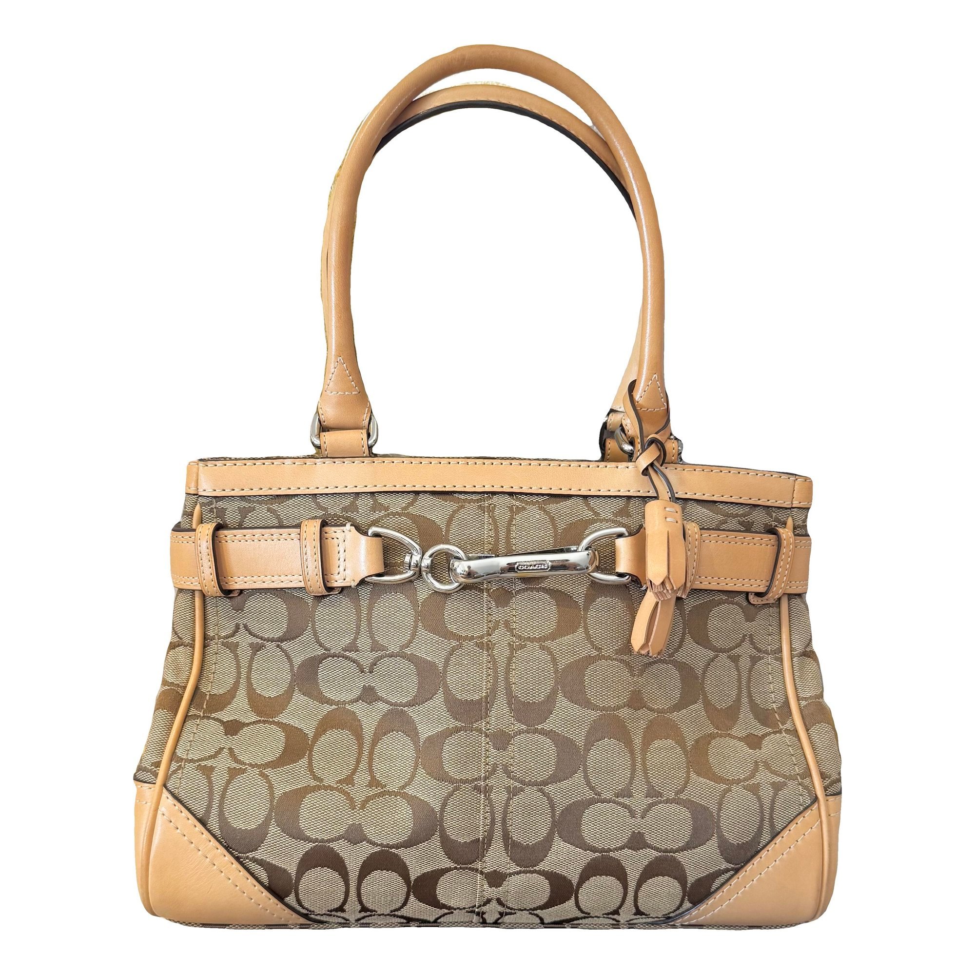 Signature Sufflette leather handbag