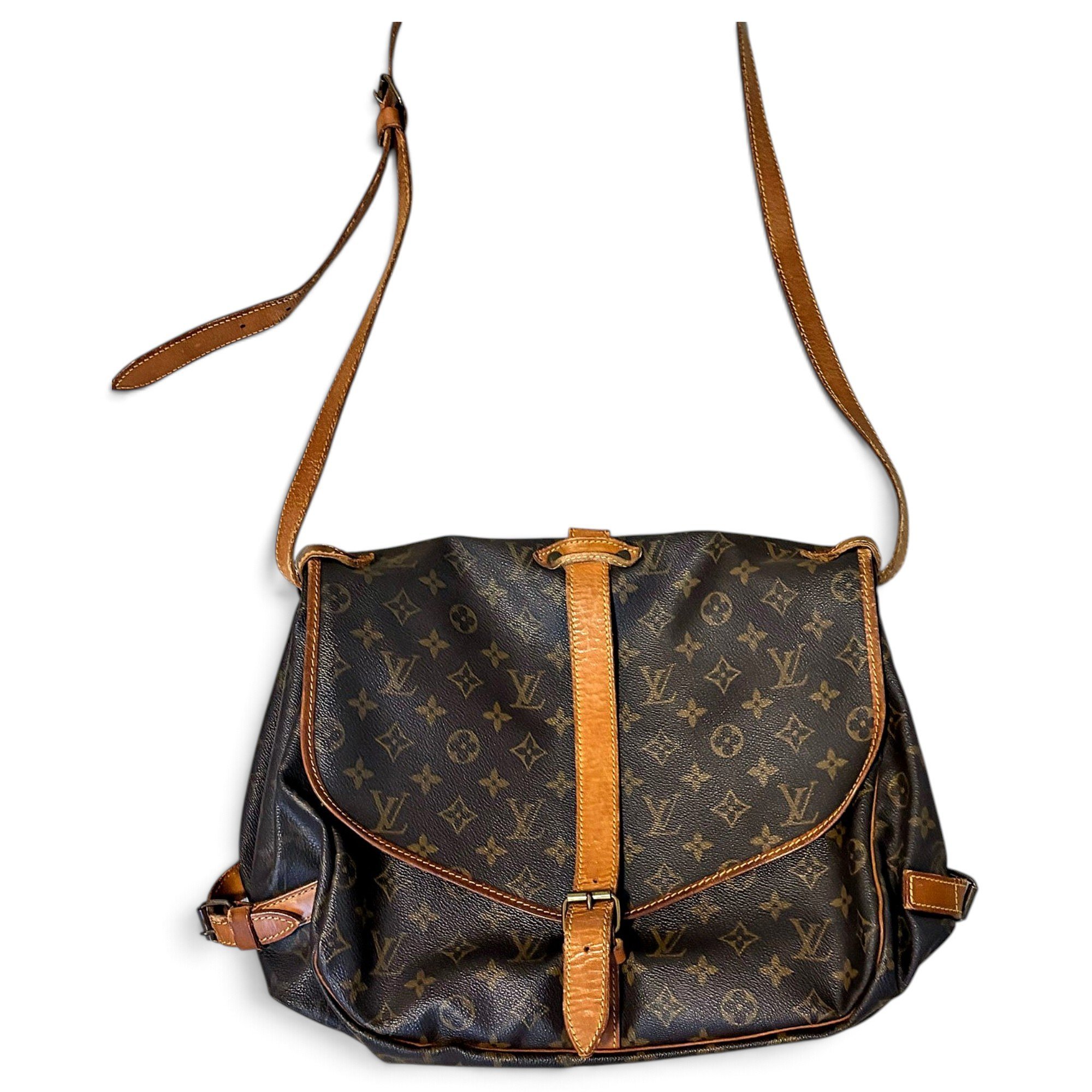 Saumur leather crossbody bag