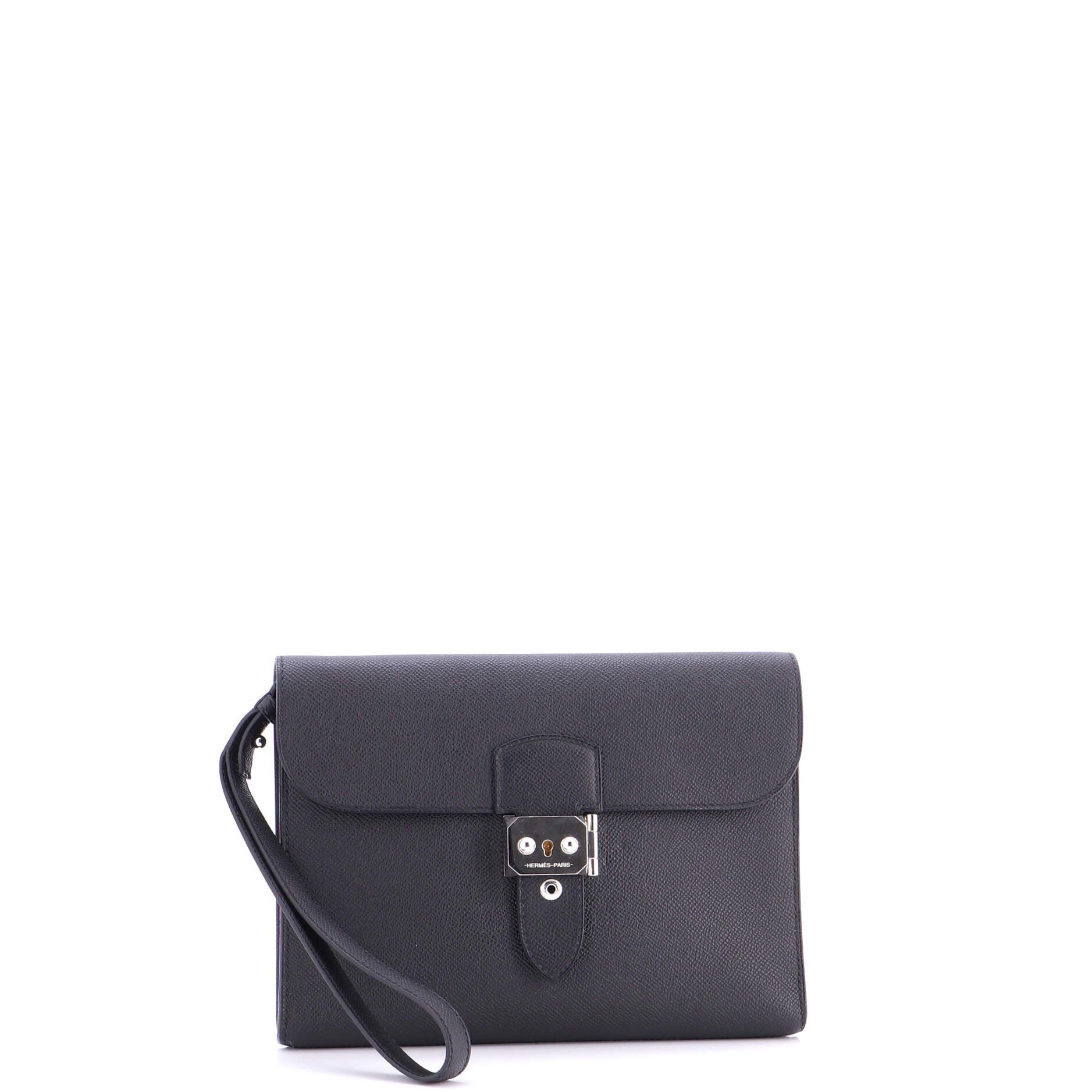 Hermes Sac a Depeches Wristlet Pouch Epsom 24