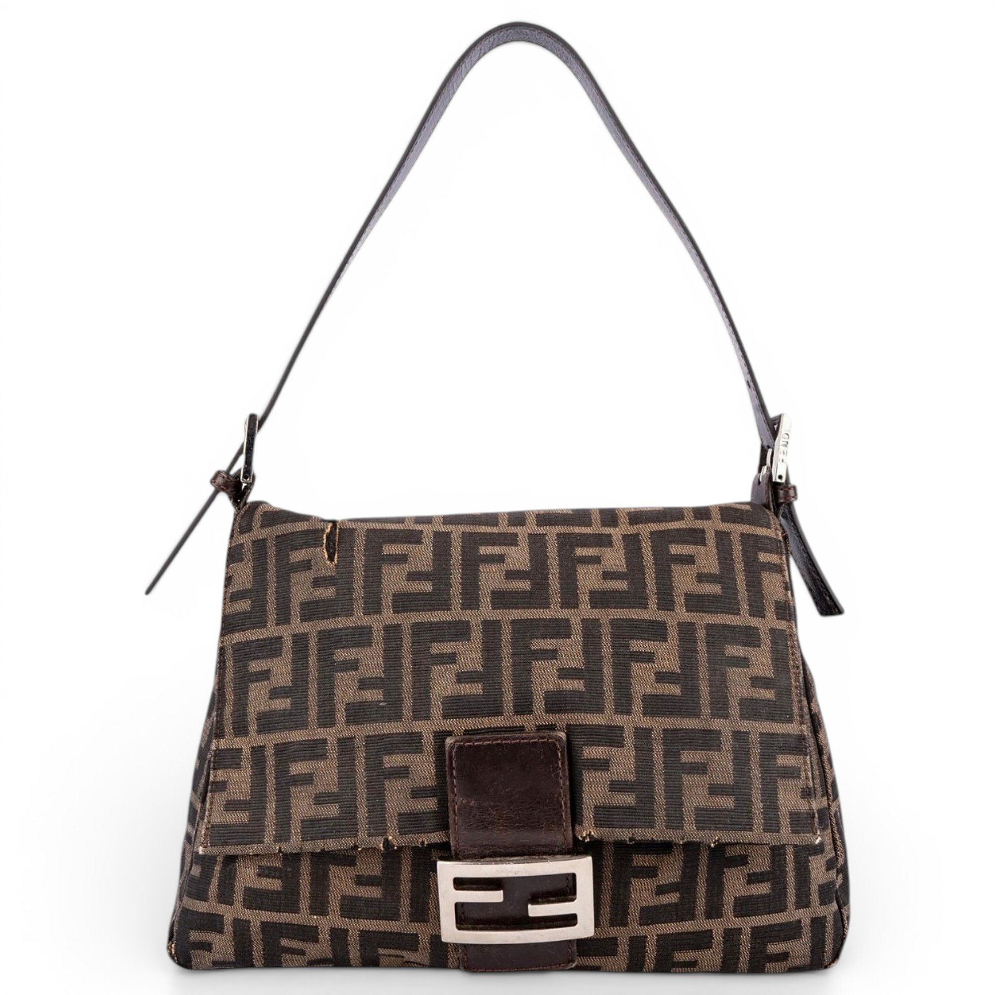 Baguette leather handbag
