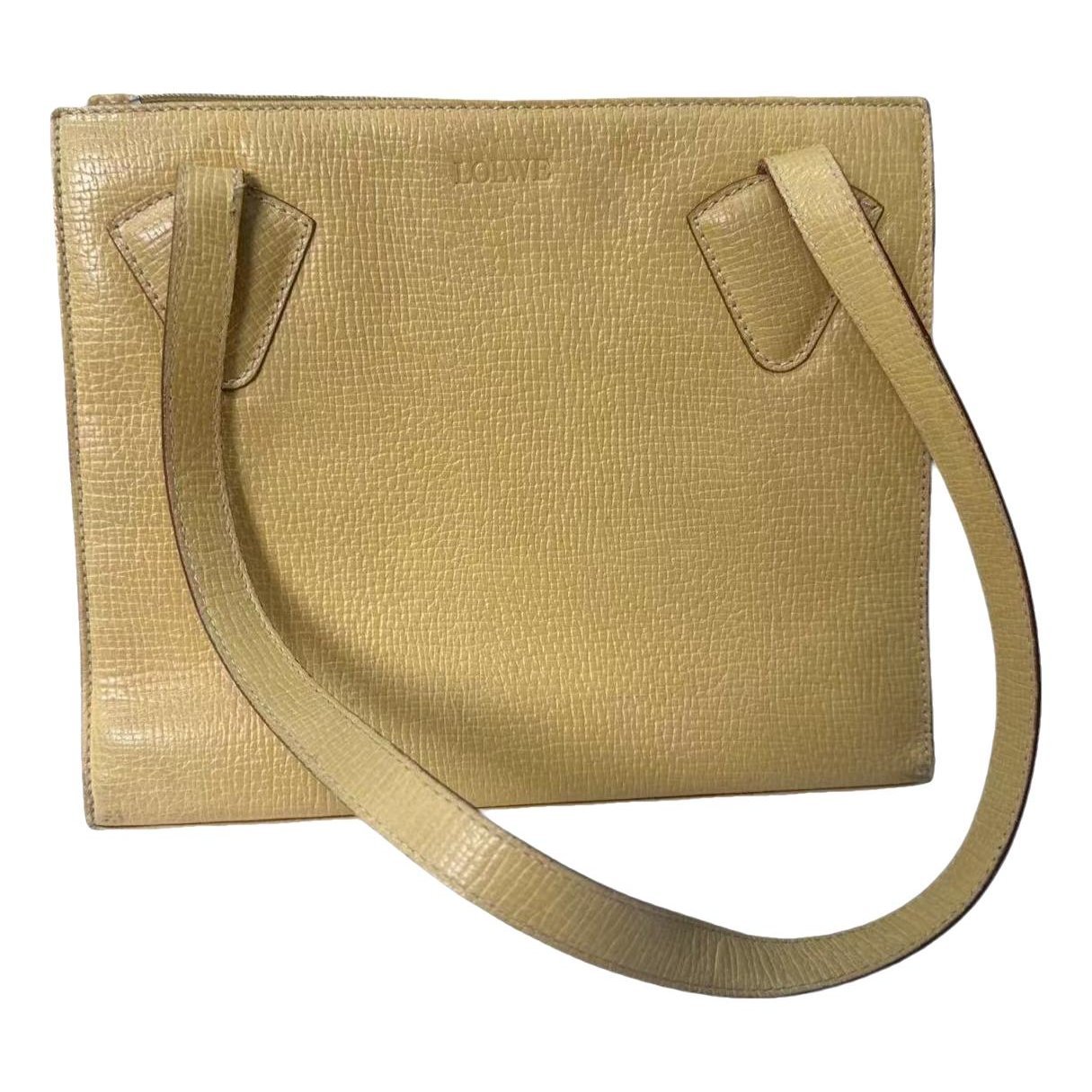 Leather tote