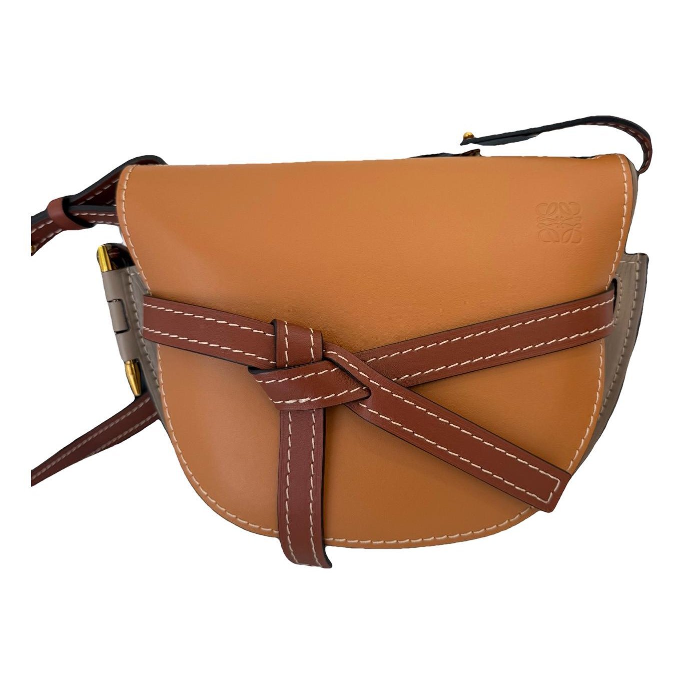 Gate leather crossbody bag