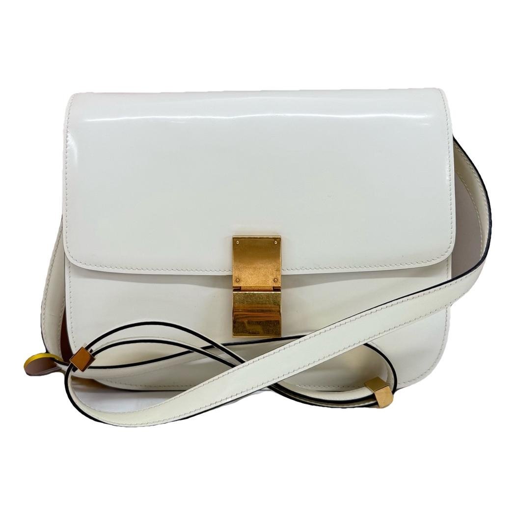 Classic leather crossbody bag