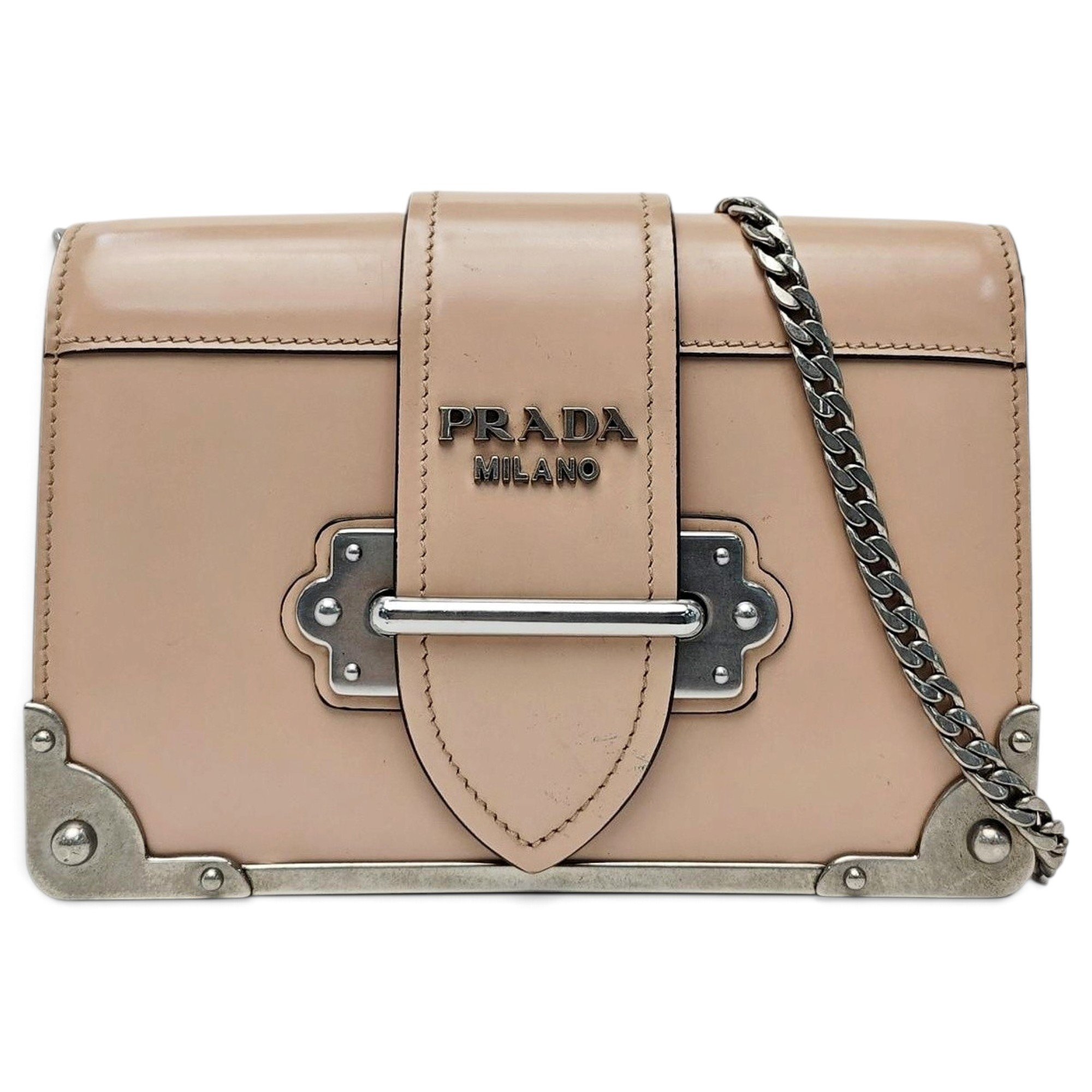 Cahier leather handbag