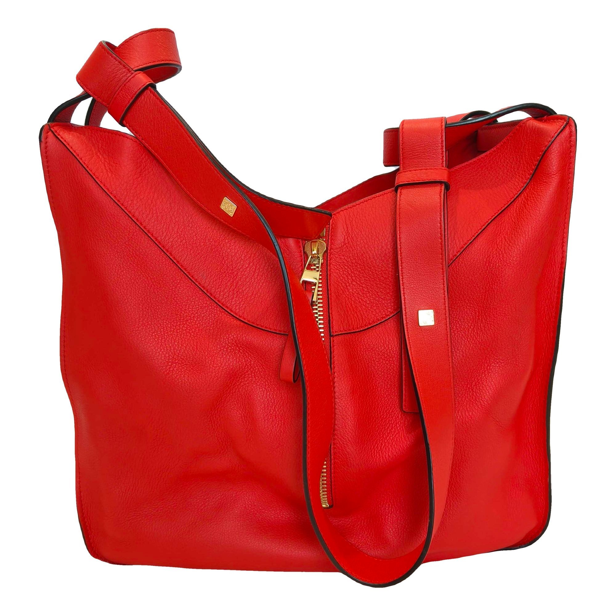 Hammock leather crossbody bag