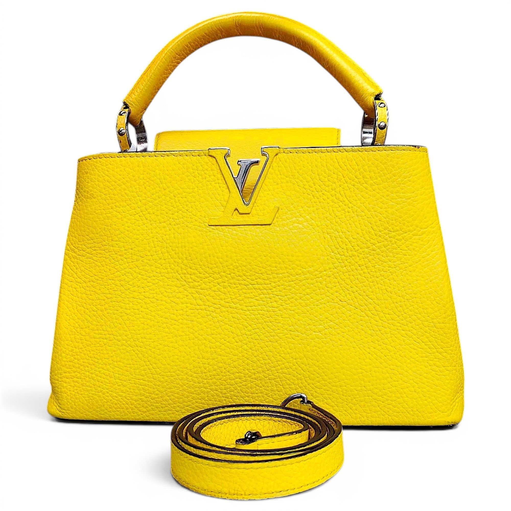 Capucines leather handbag
