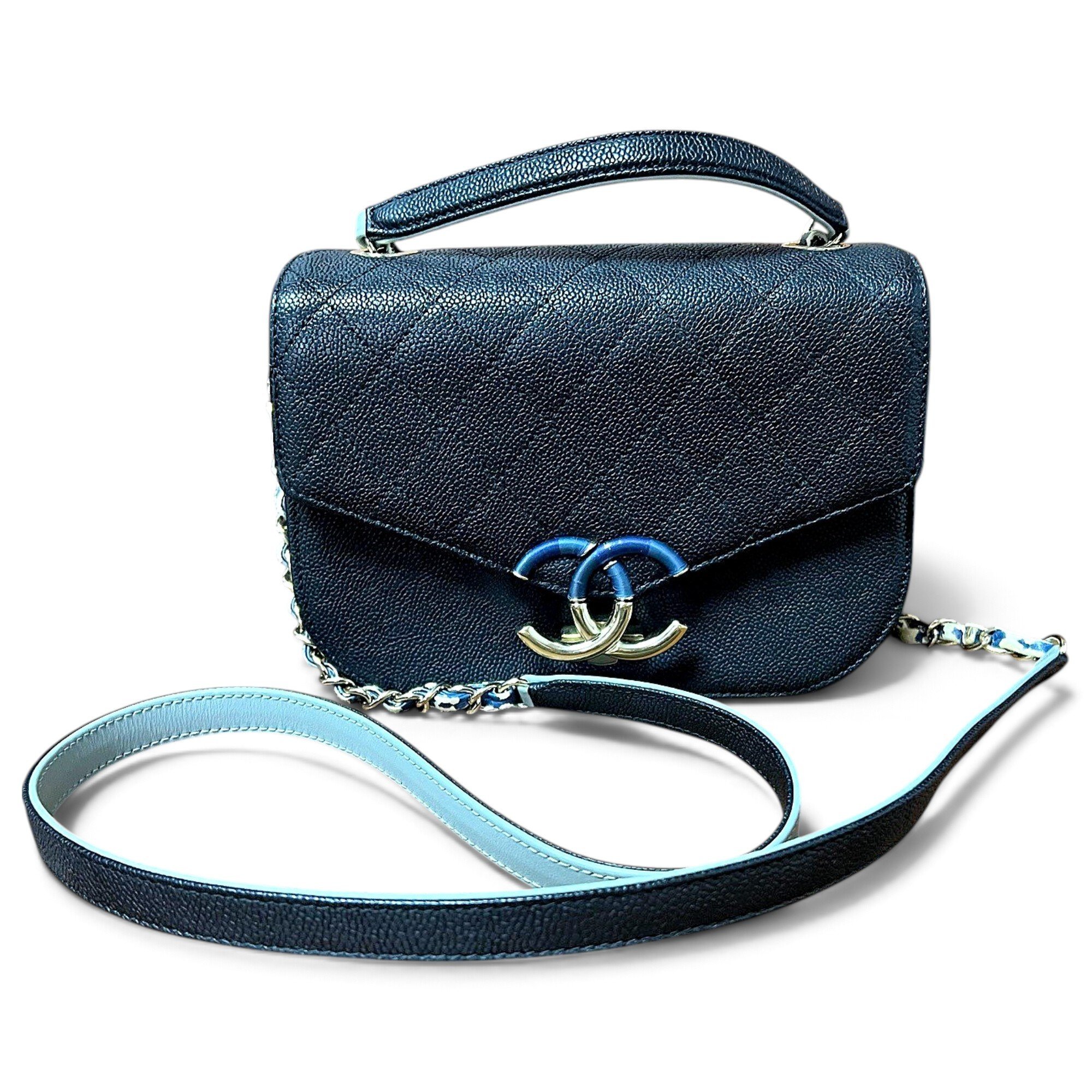 Leather handbag