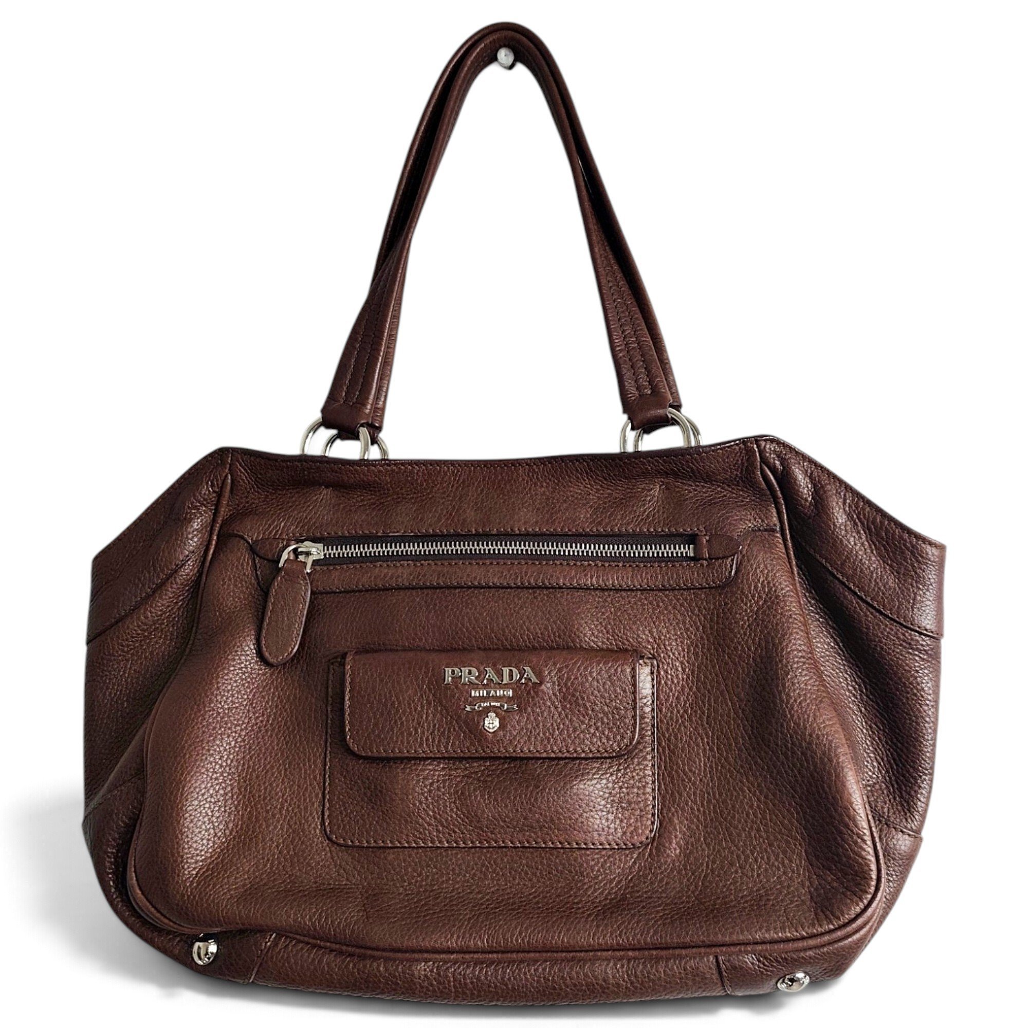 Leather handbag