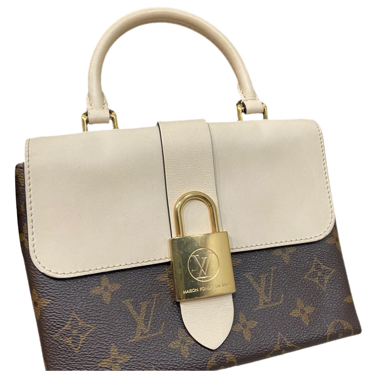 Lockme leather handbag