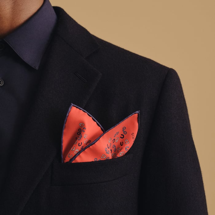 Metal En Vrac Pocket Square 45