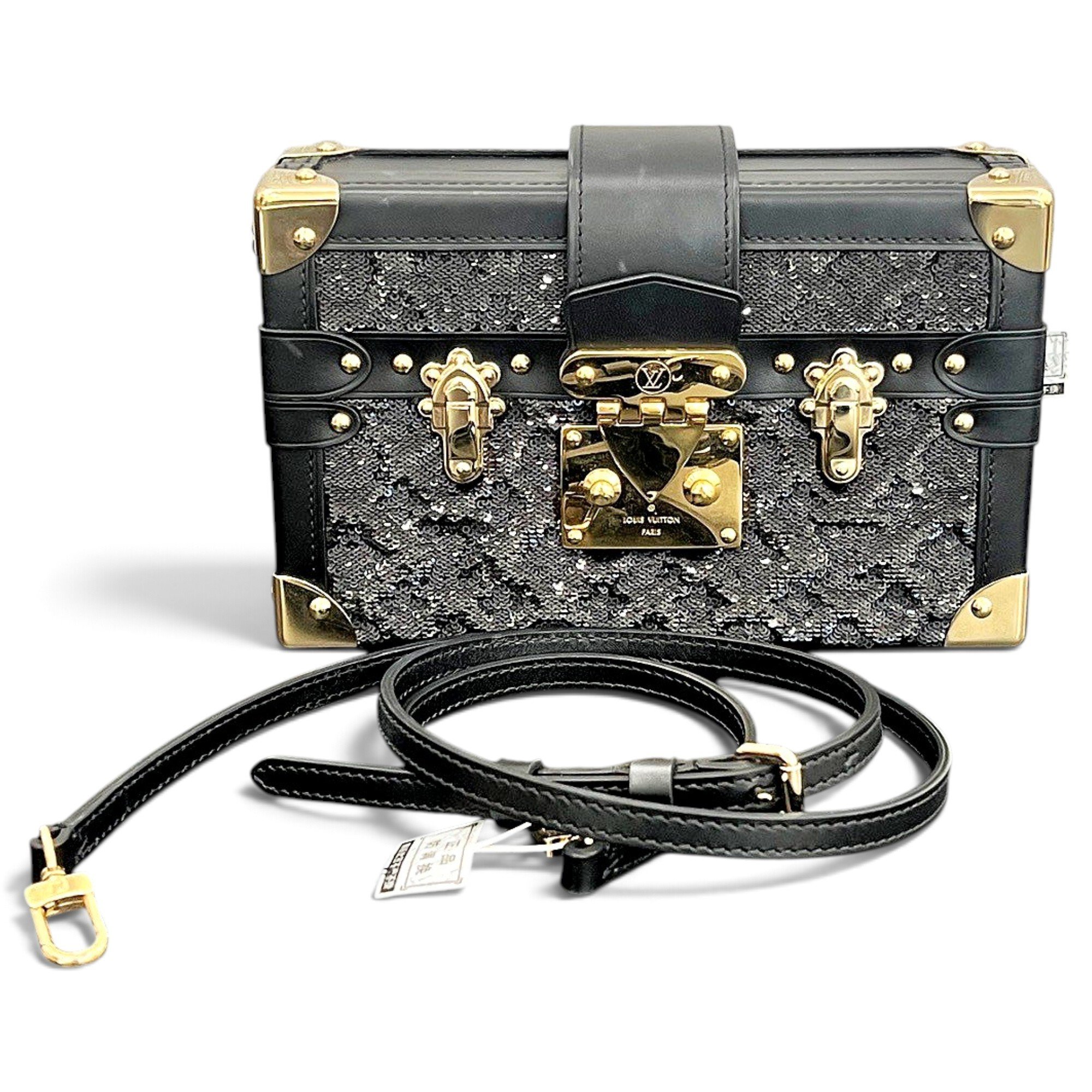 Petite Malle leather handbag