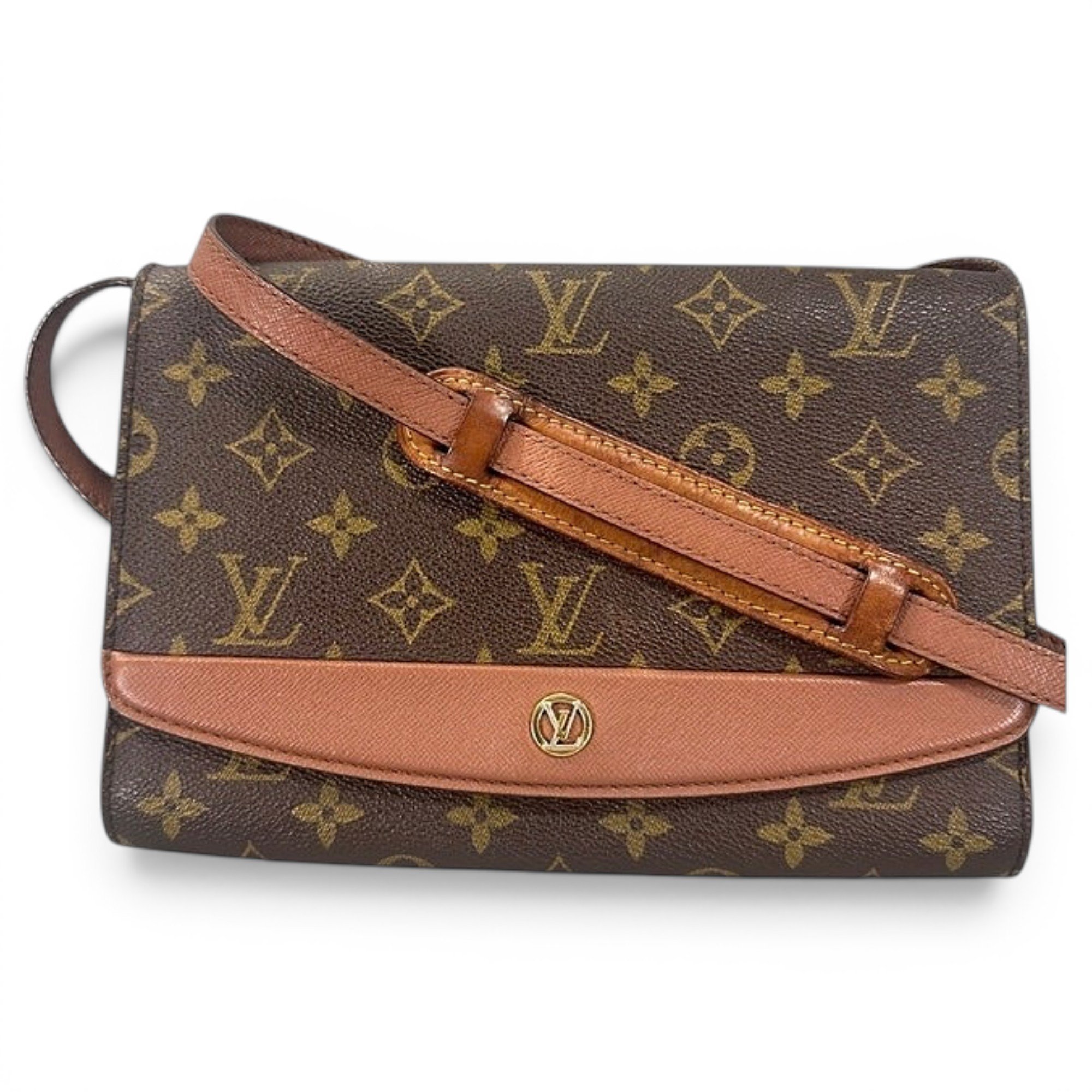 Bordeaux leather crossbody bag