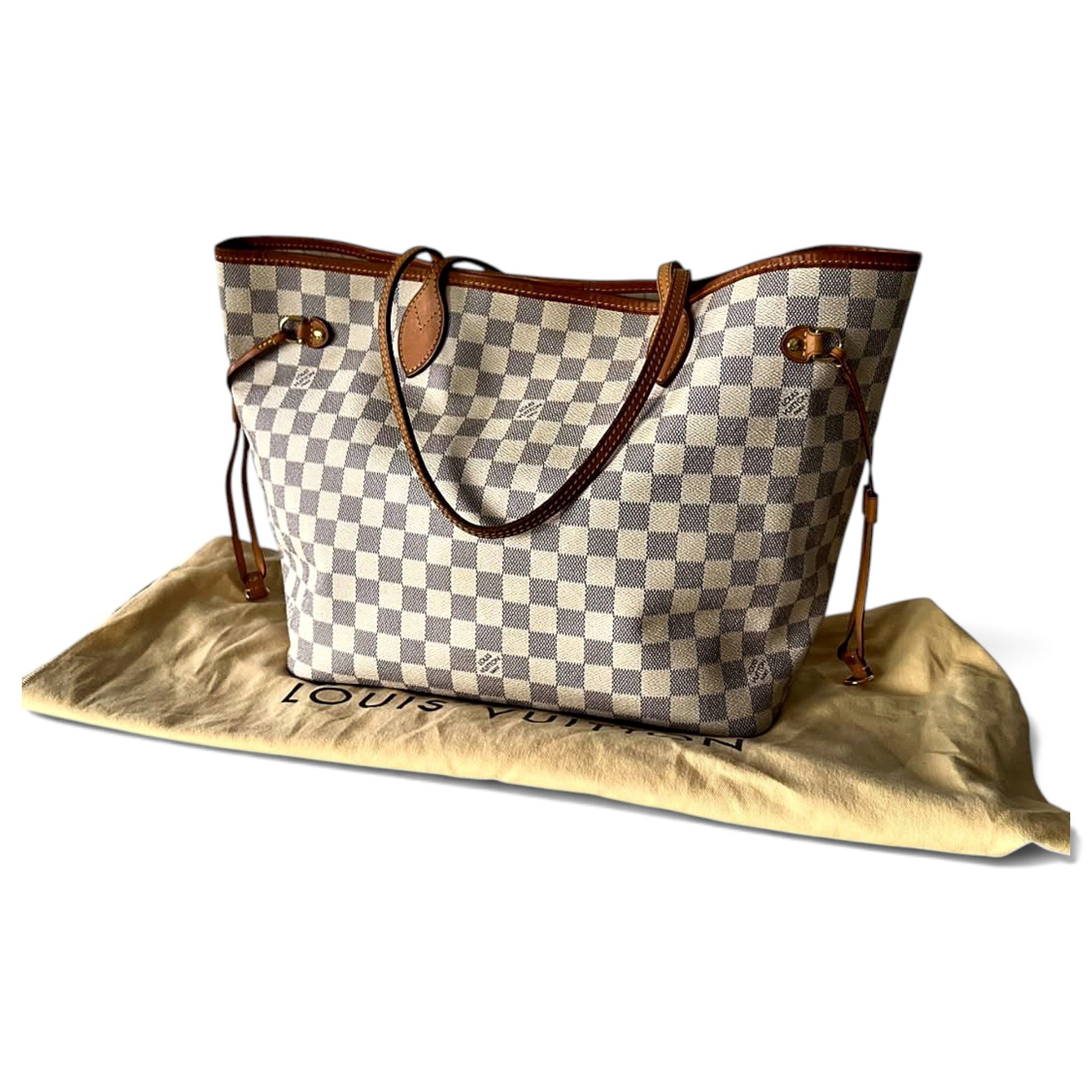 Neverfull leather tote