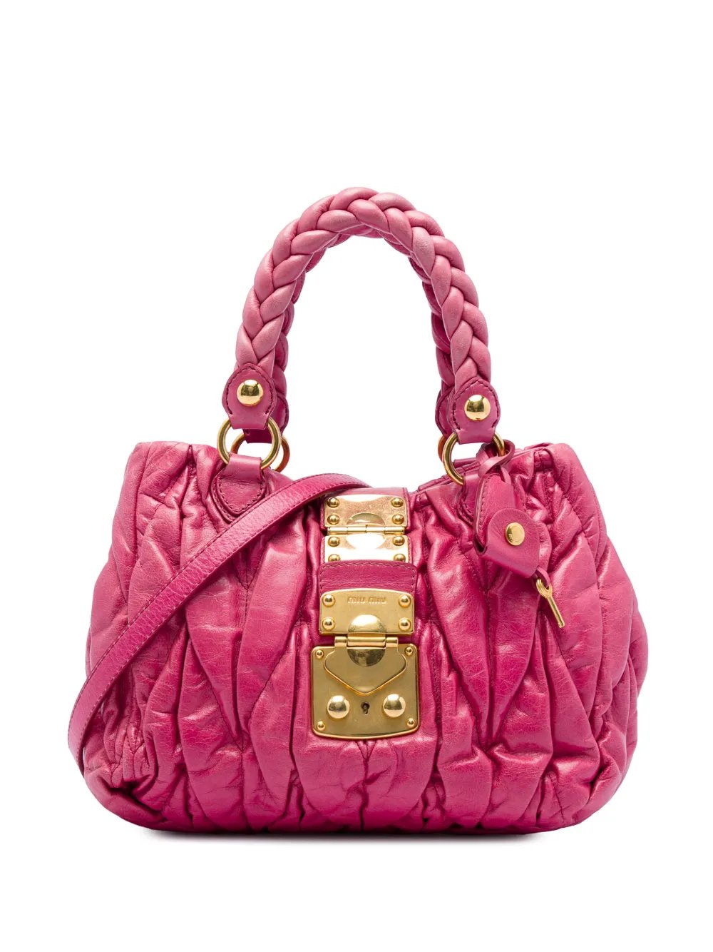 2010 Matelasse Lambskin Coffer satchel