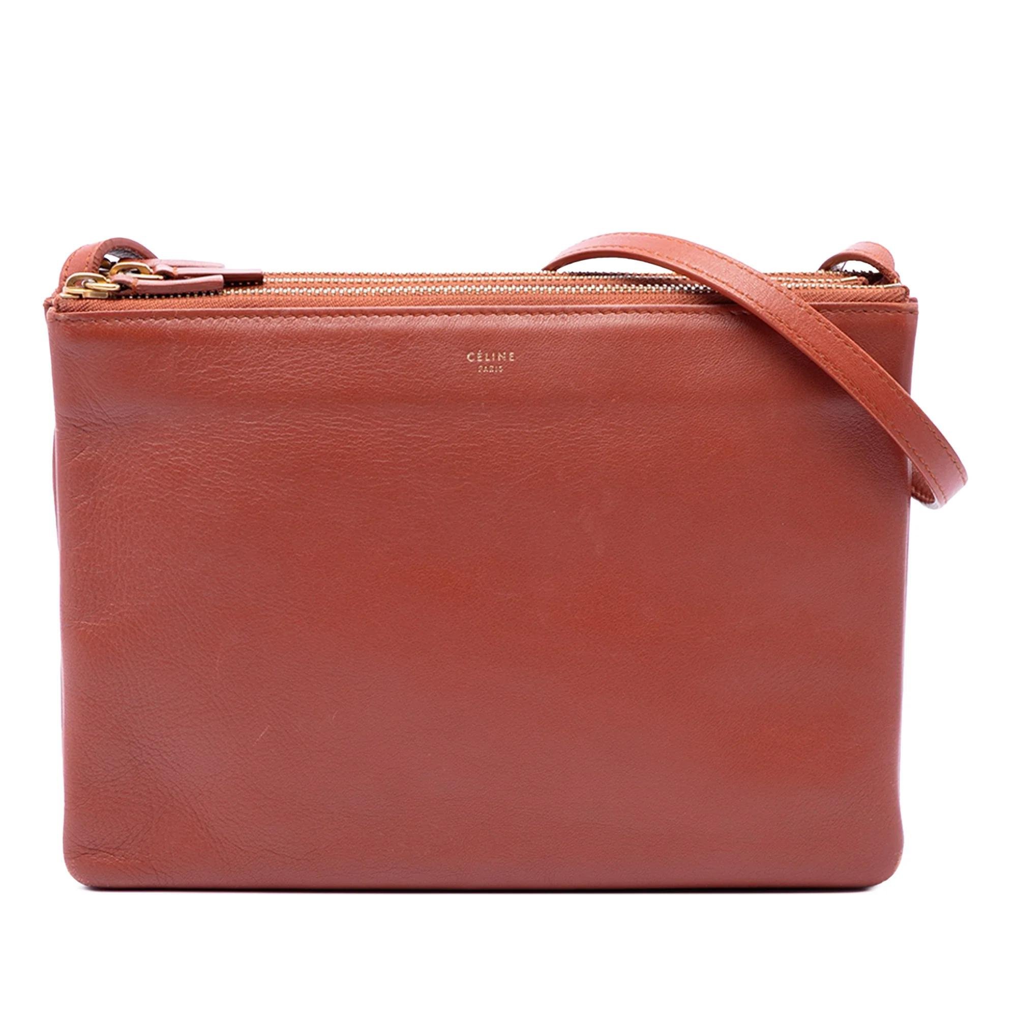 Trio pony-style calfskin handbag