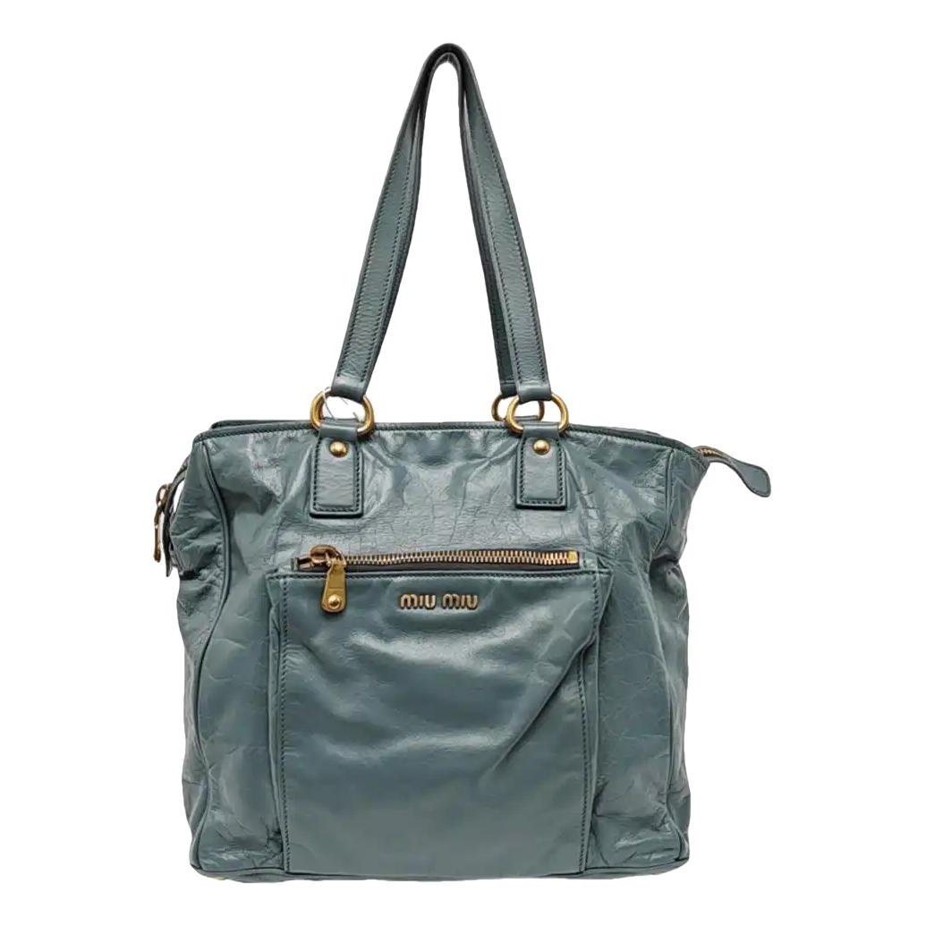 Leather handbag