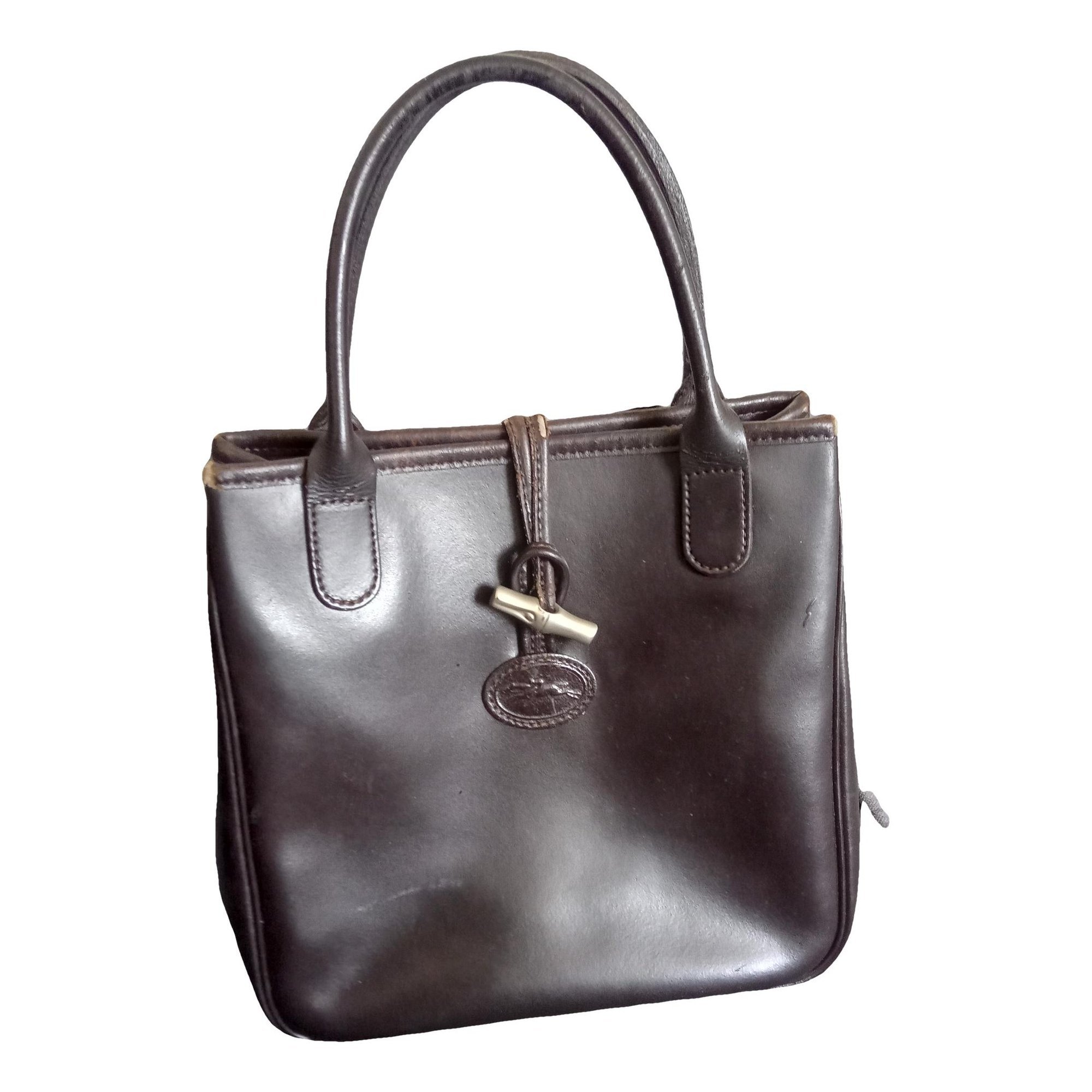 Roseau patent leather handbag