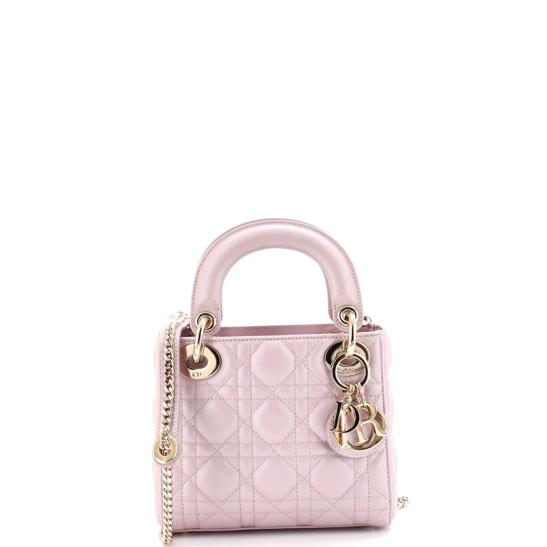 Dior Lady Dior Chain Bag Cannage Quilt Lambskin Mini
