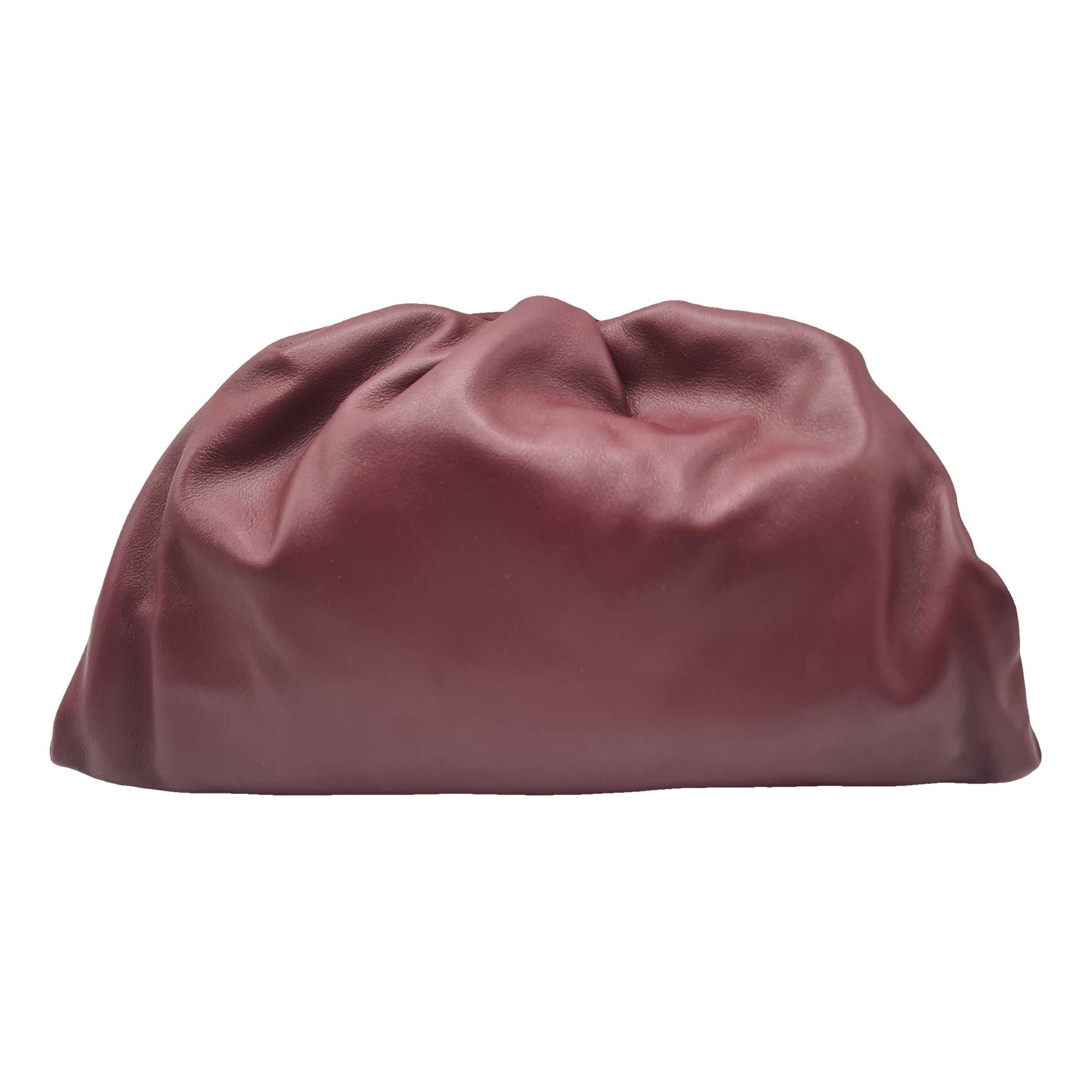 Pouch leather clutch bag