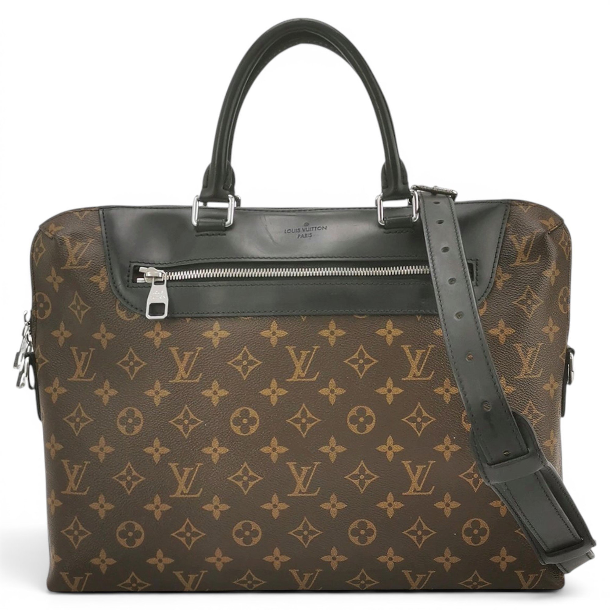 Porte Documents Voyage leather handbag