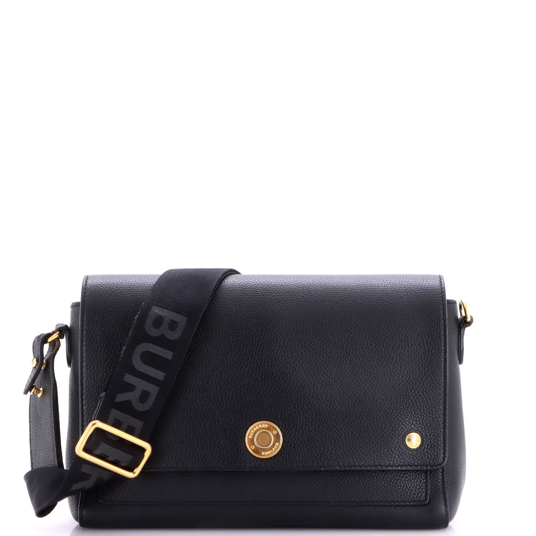 Note Crossbody Bag Leather Medium