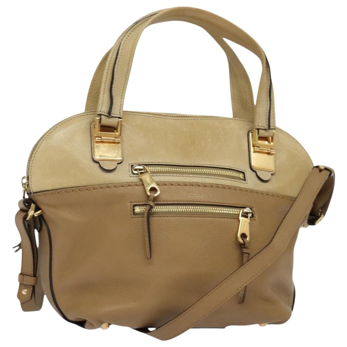Leather tote
