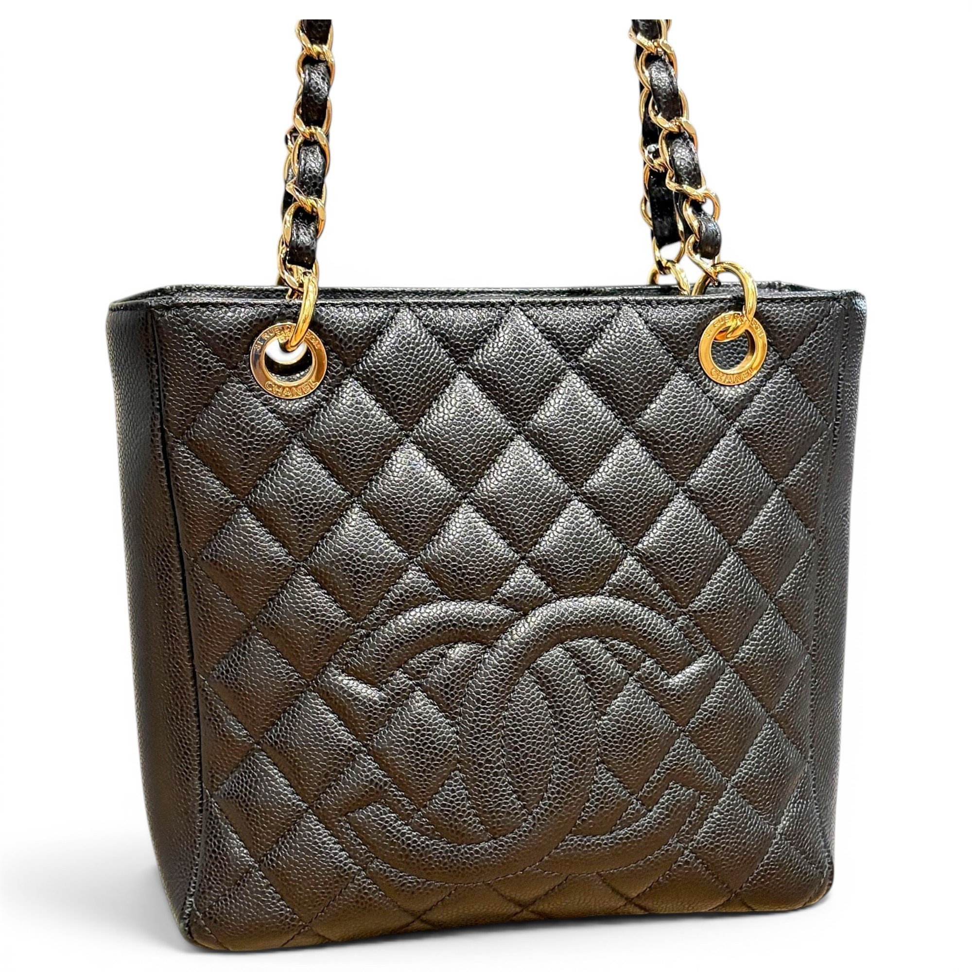 Petite Shopping Tote leather tote